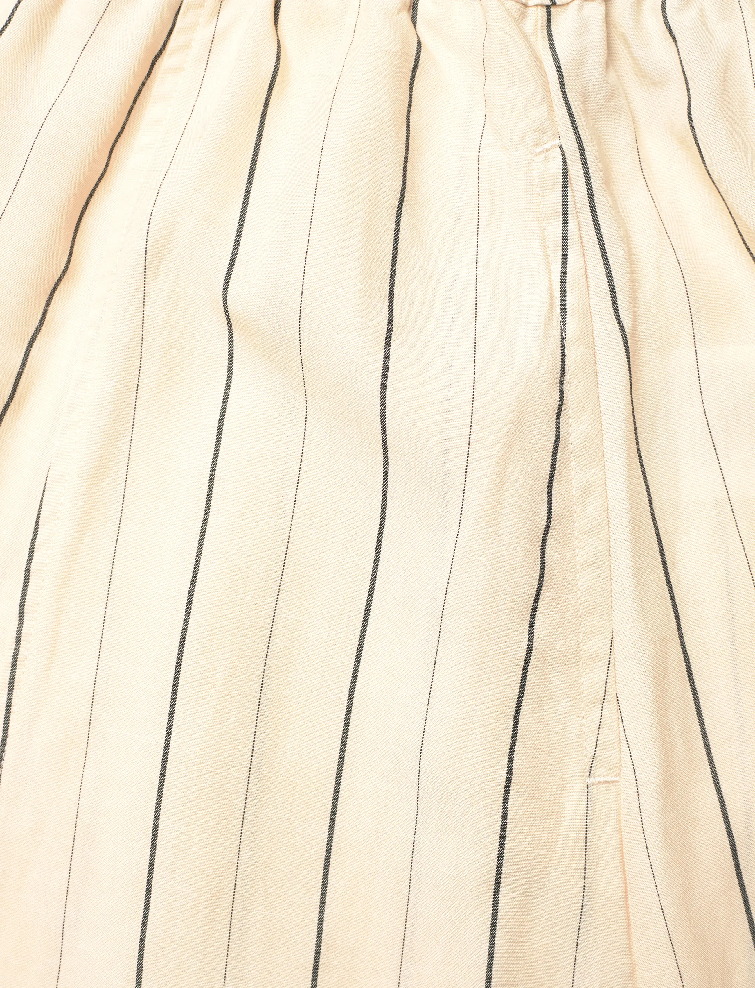 Rue de Tokyo - PILAR STRIPED TENCEL - maxi röcke - ecru black stripe - 2