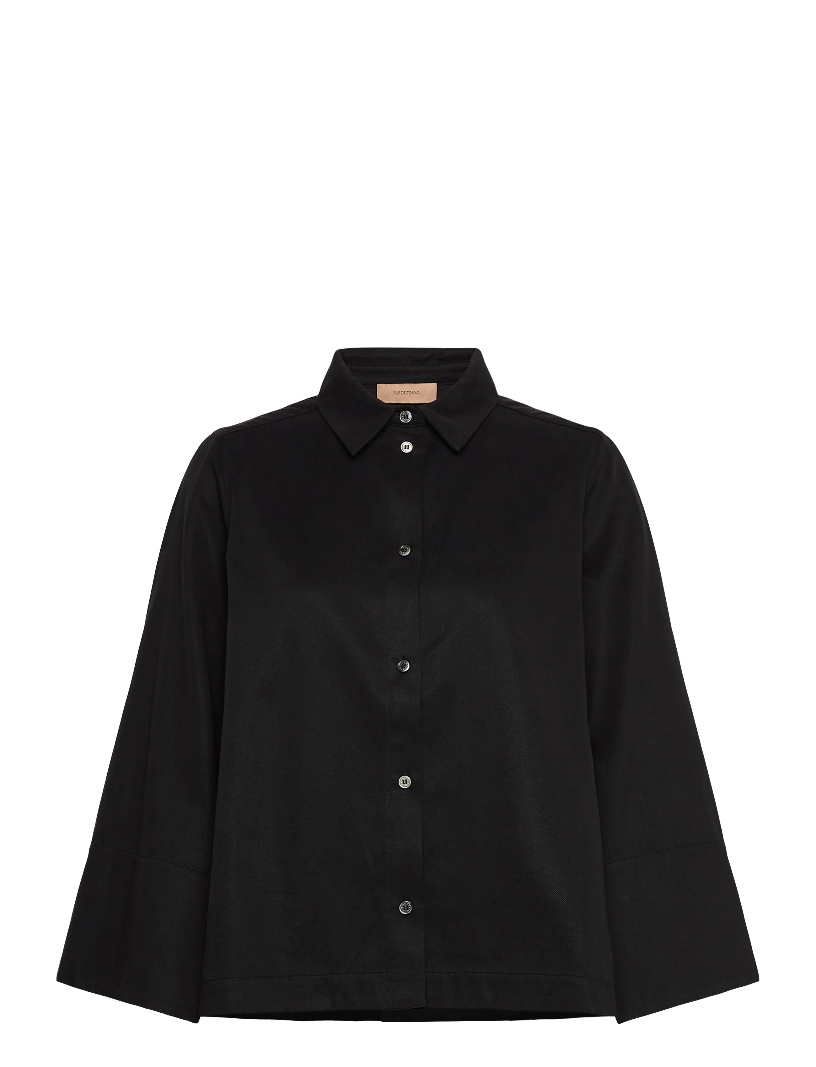Rue de Tokyo SHIKA SANDWASHED CT TENCEL - Rue de Tokyo - BLACK / black