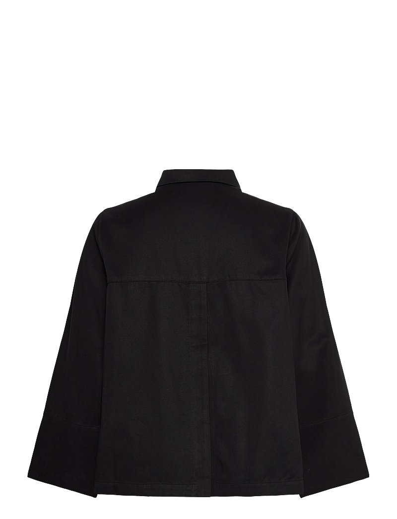 Rue de Tokyo - SHIKA SANDWASHED CT TENCEL - langærmede skjorter - black - 1