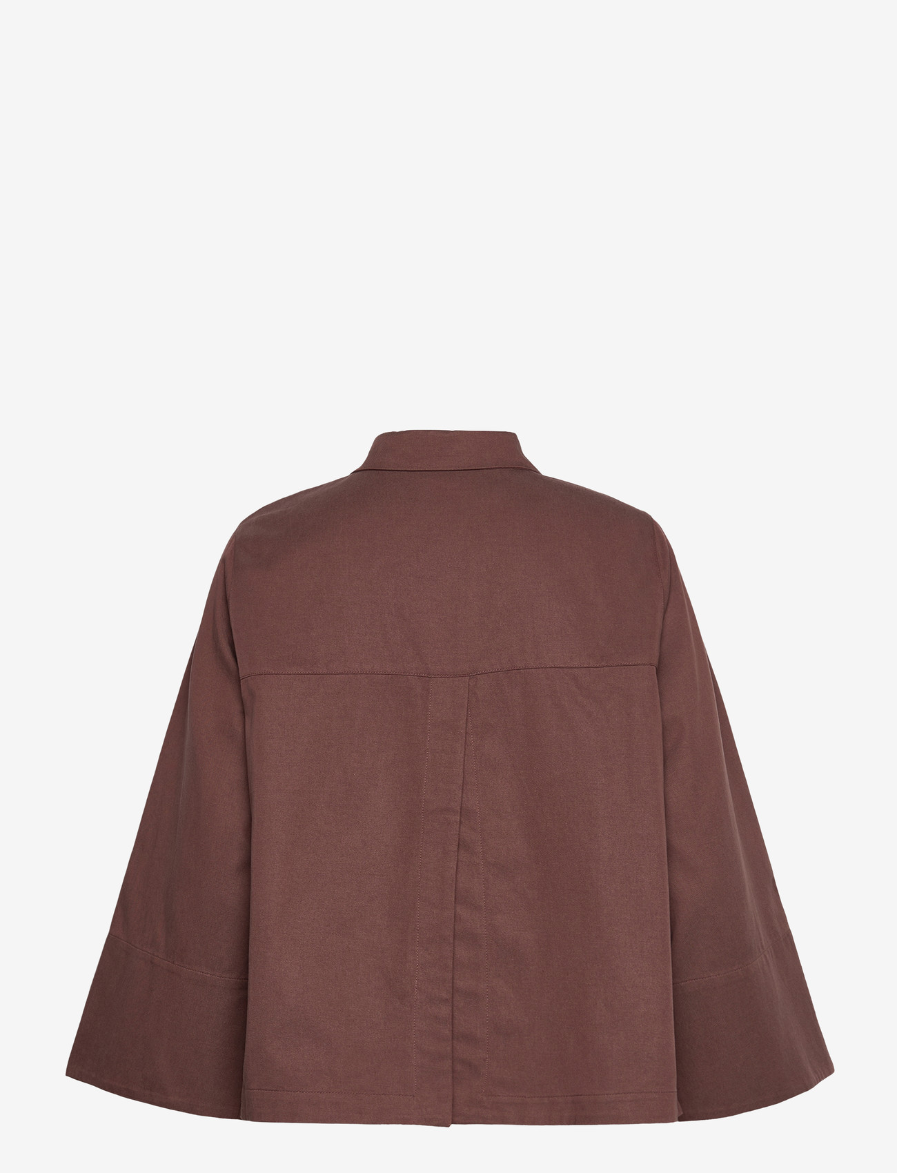 Rue de Tokyo - SHIKA SANDWASHED CT TENCEL - langærmede skjorter - faded maroon - 1