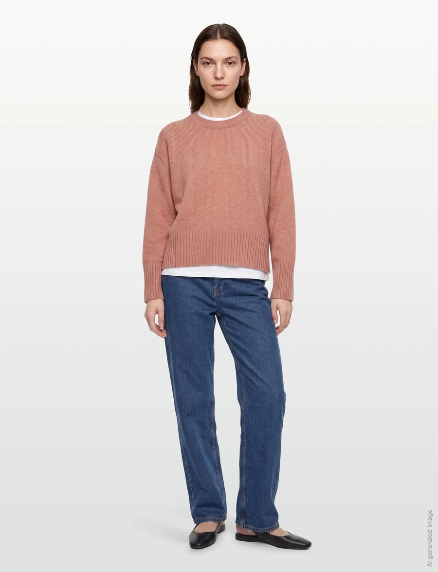 Rue de Tokyo - KATH CASHMERE SILK - kashmir - blush melange - 0