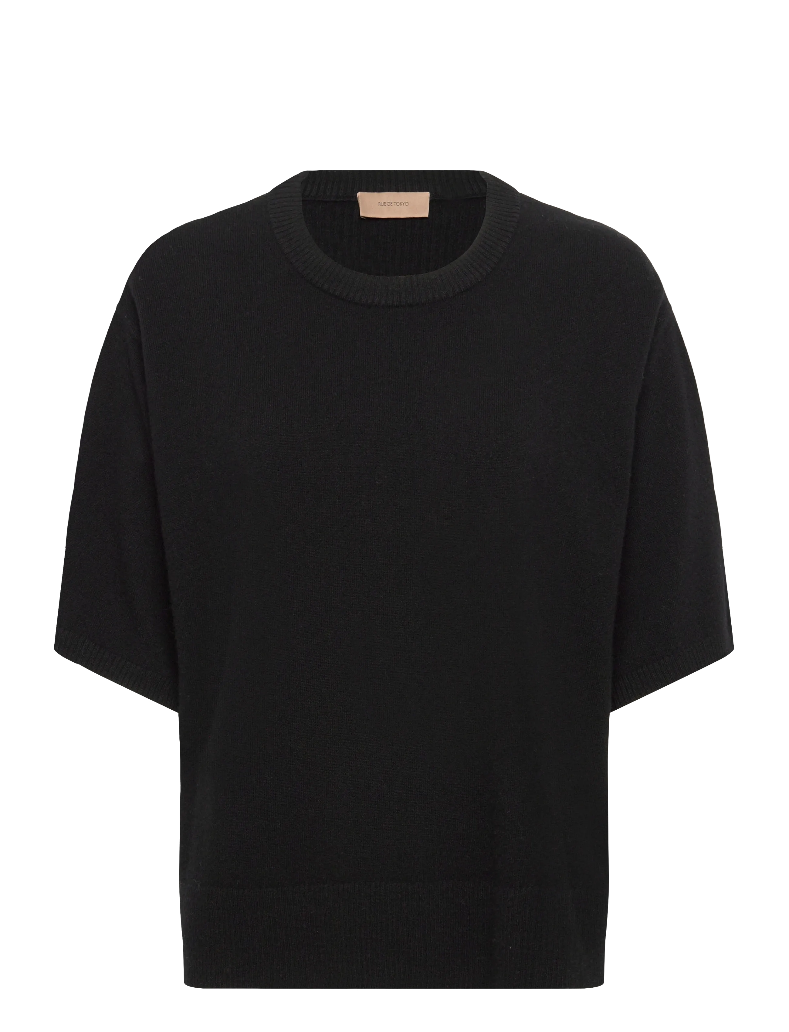 Rue de Tokyo KARA MERINO - T-särgid - BLACK / black