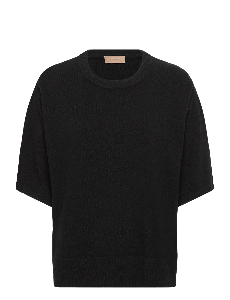 Rue de Tokyo - KARA MERINO - t-shirts - black - 0