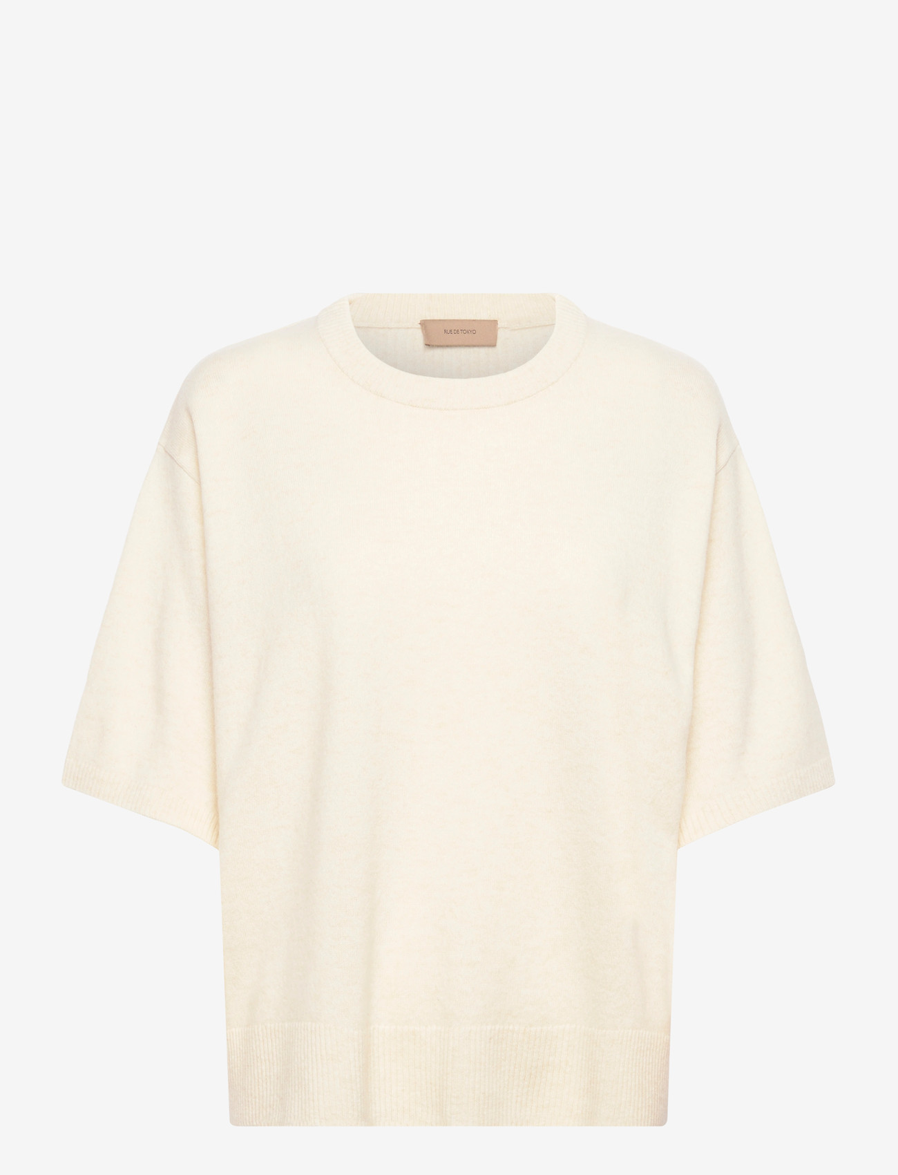 Rue de Tokyo - KARA MERINO - t-shirts - cream - 0