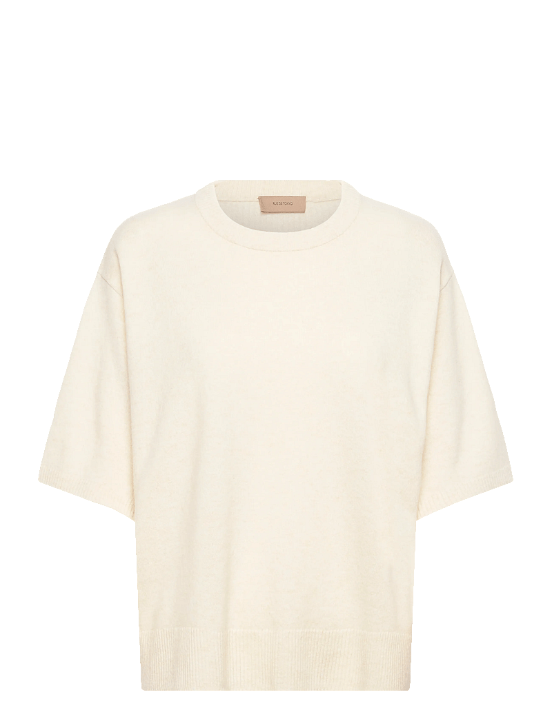Rue de Tokyo - KARA MERINO - t-shirts - cream - 0