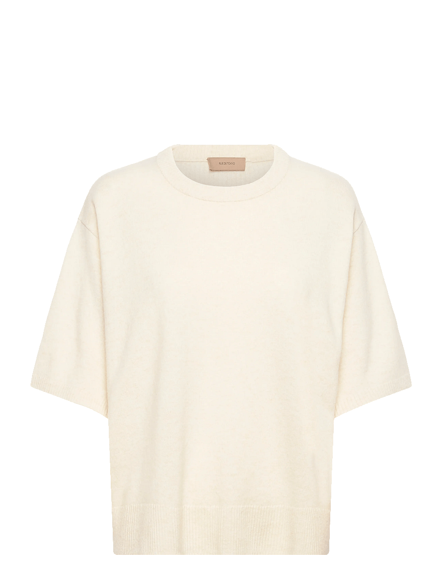 Rue de Tokyo - KARA MERINO - t-shirts - cream - 0