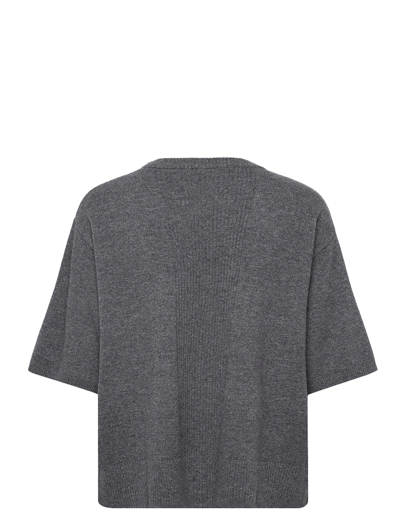 Rue de Tokyo - KARA MERINO - t-shirts - grey melange - 1