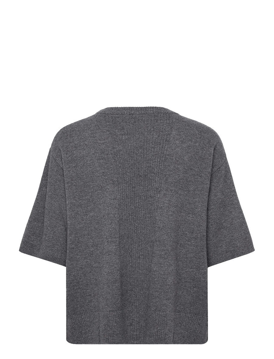 Rue de Tokyo - KARA MERINO - t-shirts & tops - grey melange - 1