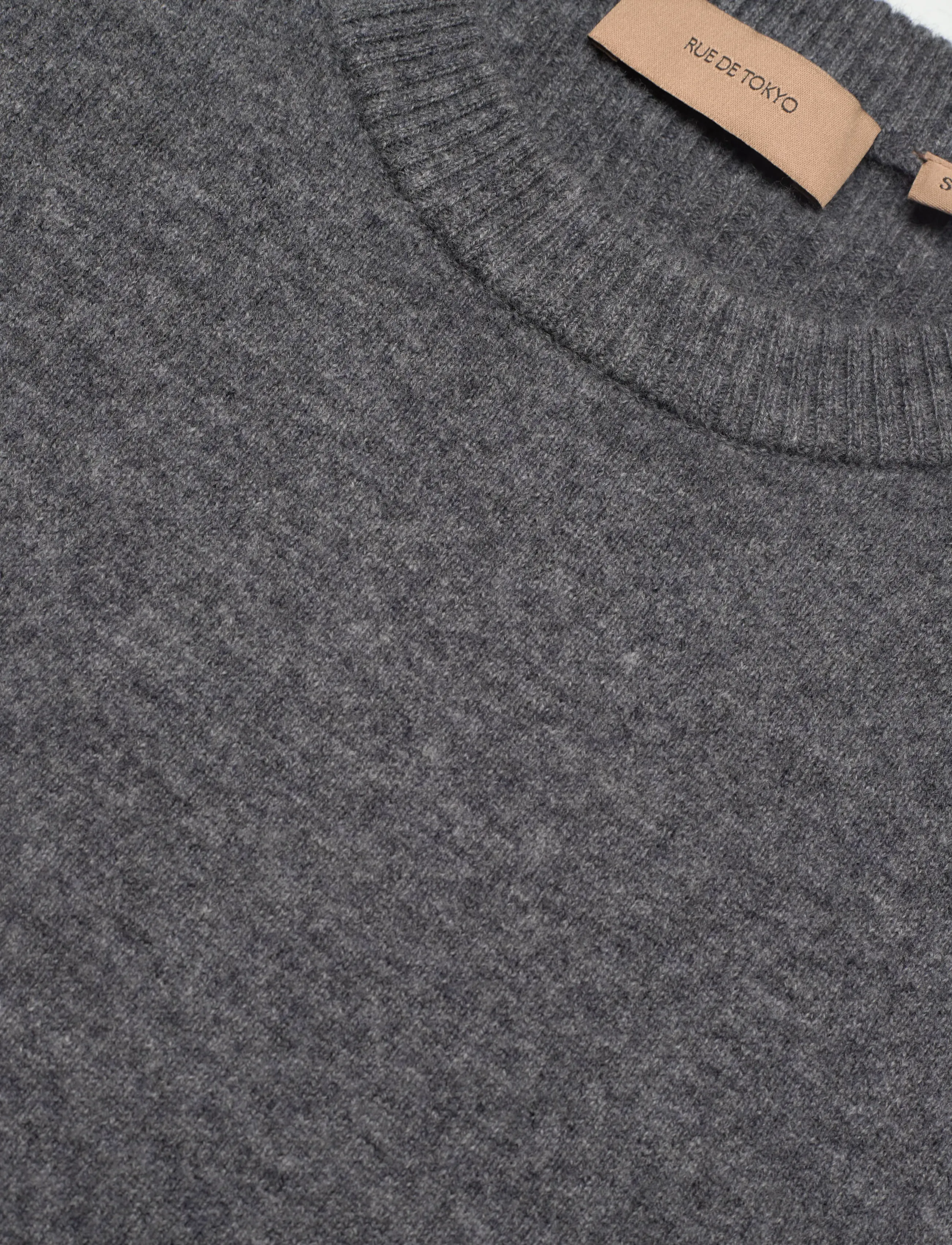 Rue de Tokyo - KARA MERINO - t-shirts & tops - grey melange - 2
