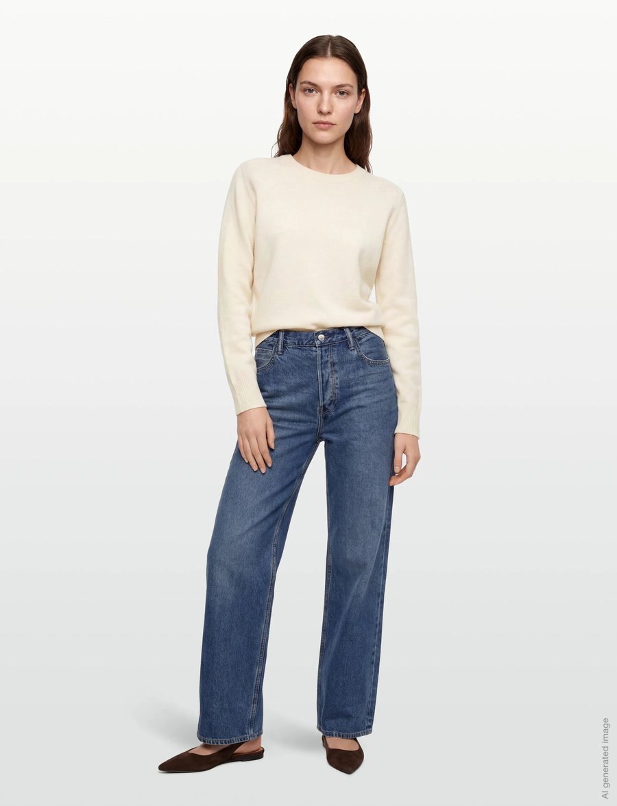 Rue de Tokyo - KARRIE MERINO - neulepuserot - cream - 0