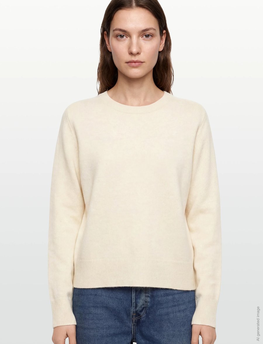 Rue de Tokyo - KARRIE MERINO - neulepuserot - cream - 3