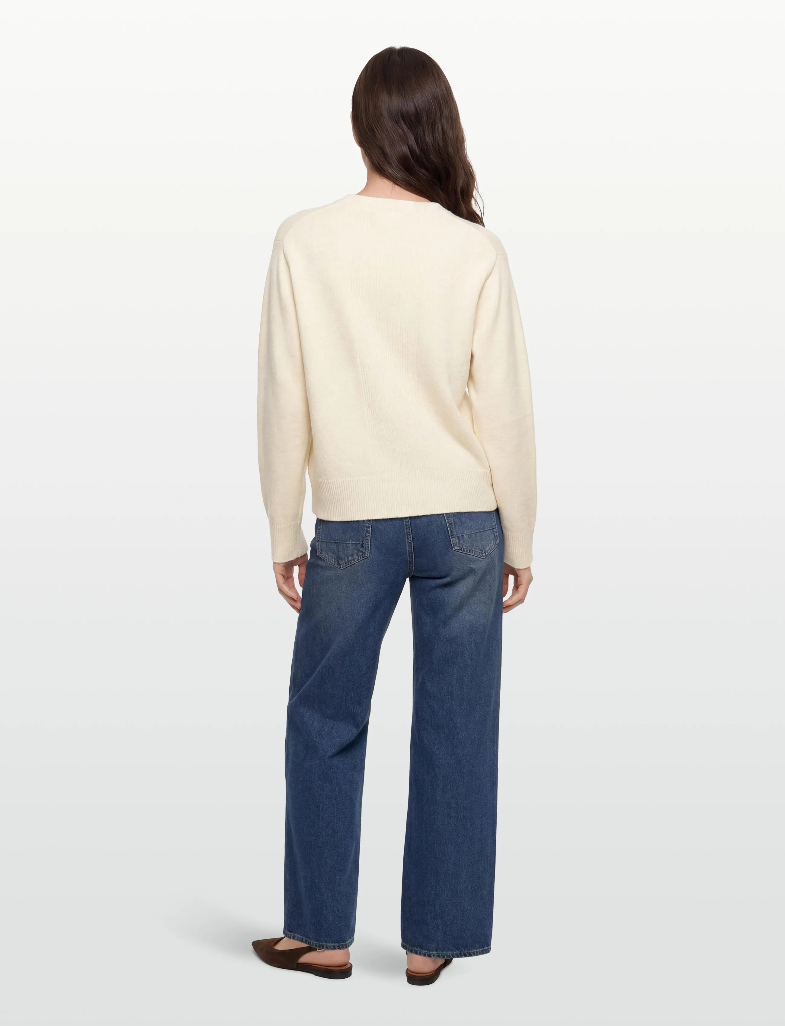 Rue de Tokyo - KARRIE MERINO - neulepuserot - cream - 4