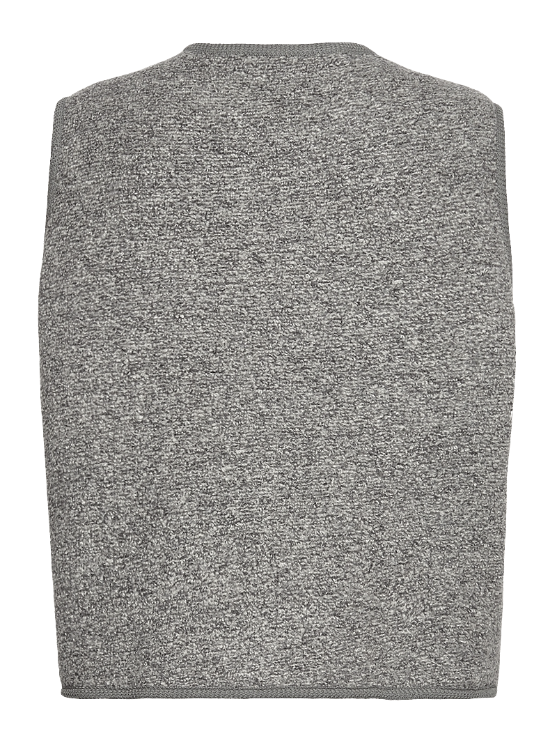 Rue de Tokyo - CAS TEDDY - fleece- og teddyveste - grey melange - 1