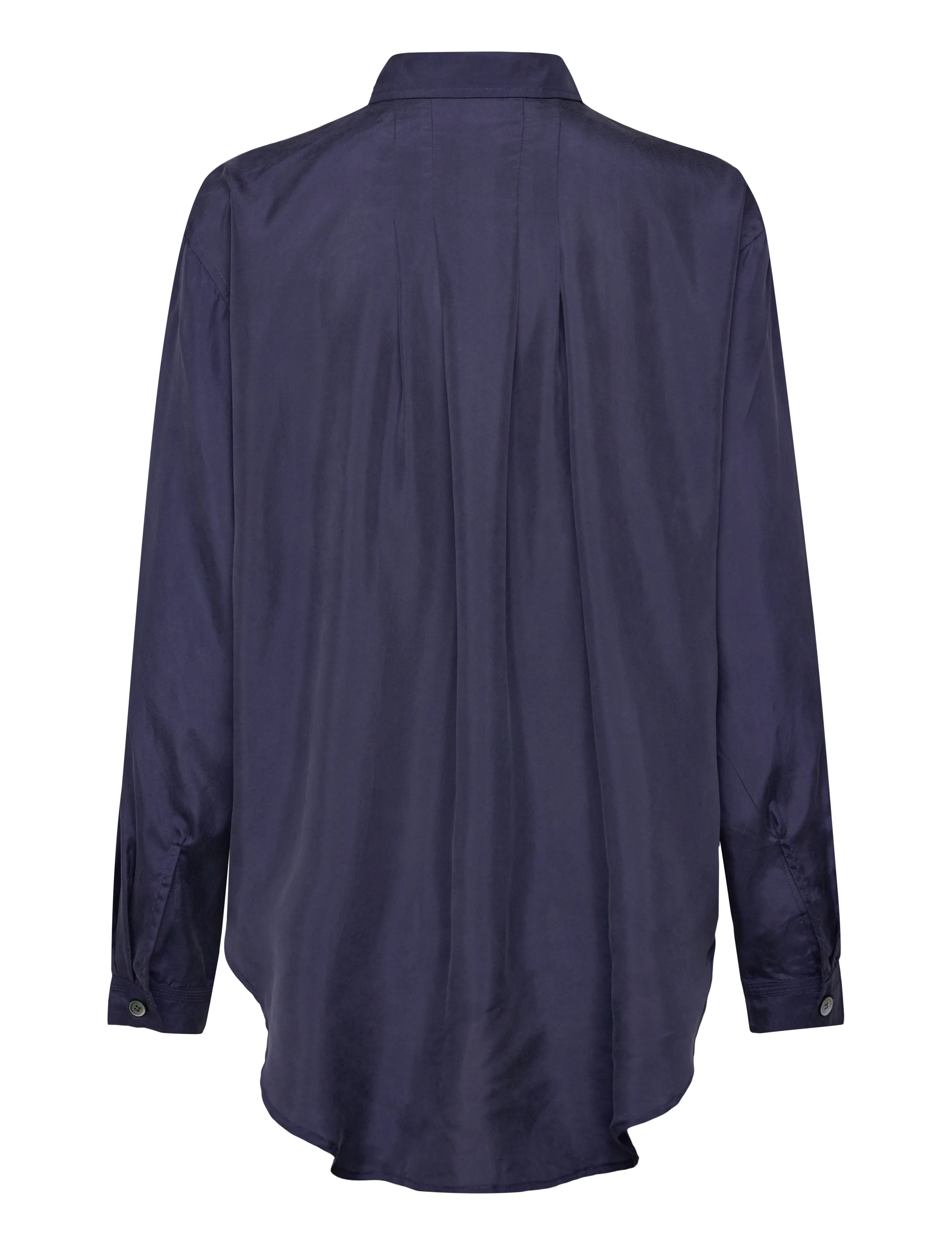 Rue de Tokyo - STELLA SILK - langärmelige blusen - navy - 2