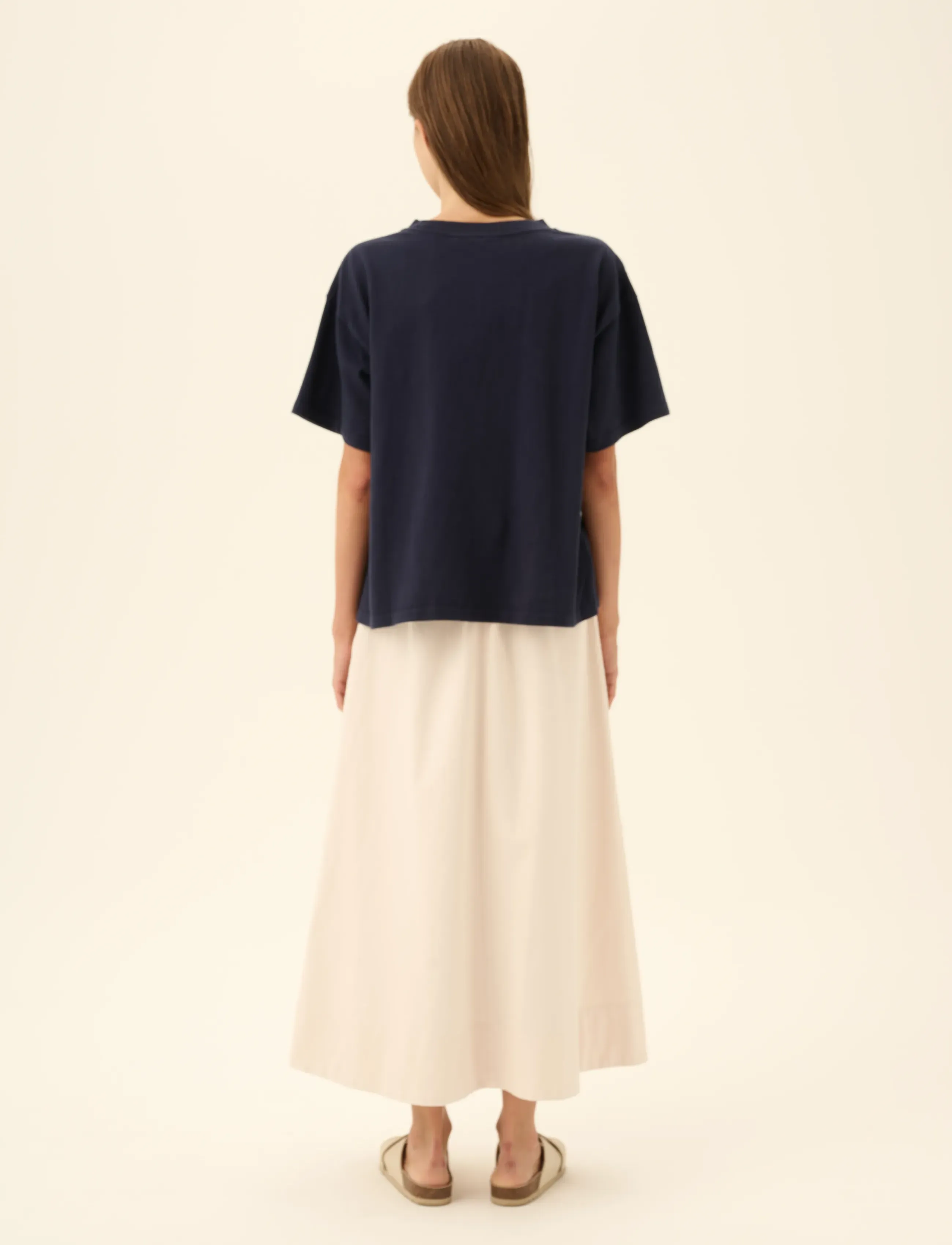 Rue de Tokyo - PARMIDA MODAL POPLIN - chinos - cream - 4