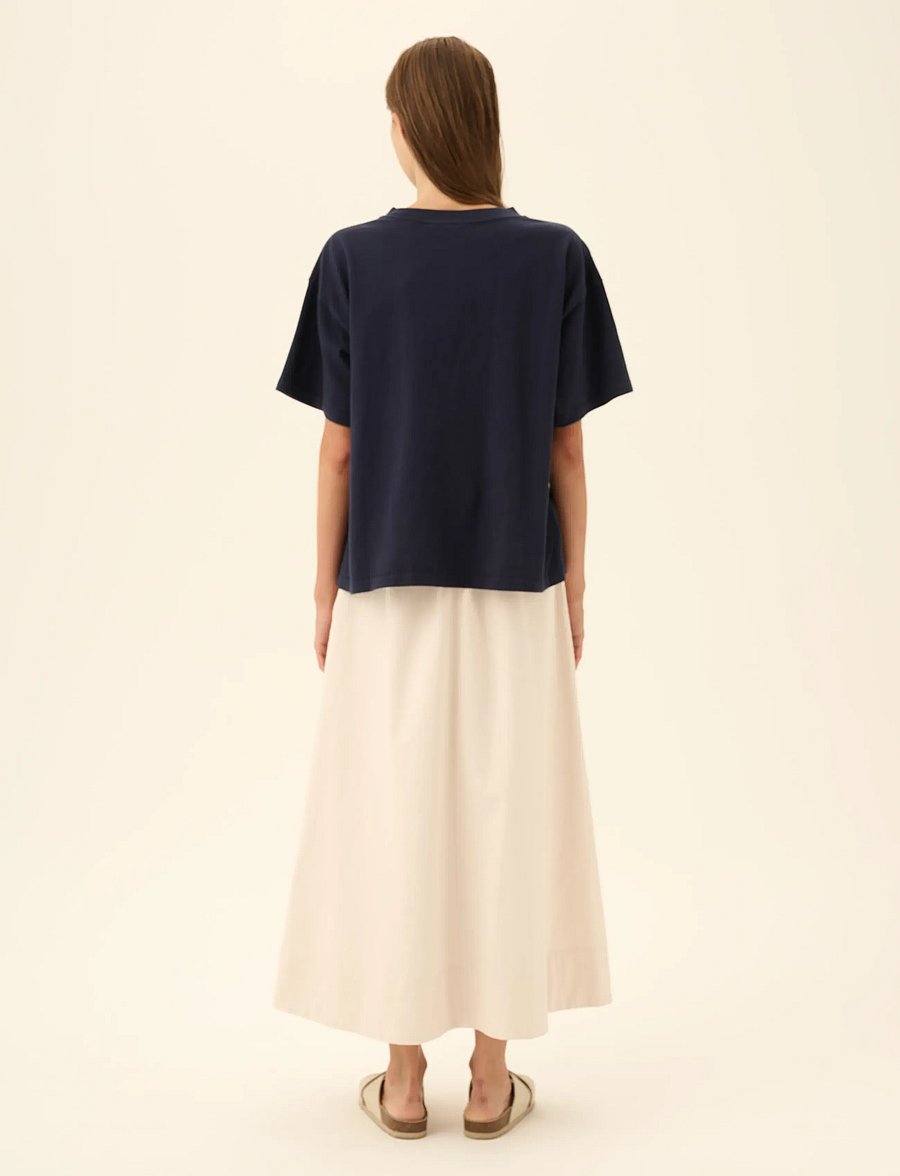 Rue de Tokyo - PARMIDA MODAL POPLIN - chino püksid - cream - 4