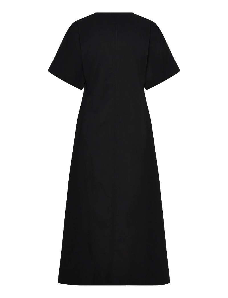 Rue de Tokyo - DAFNE MODAL POPLIN - midikleidid - black - 1