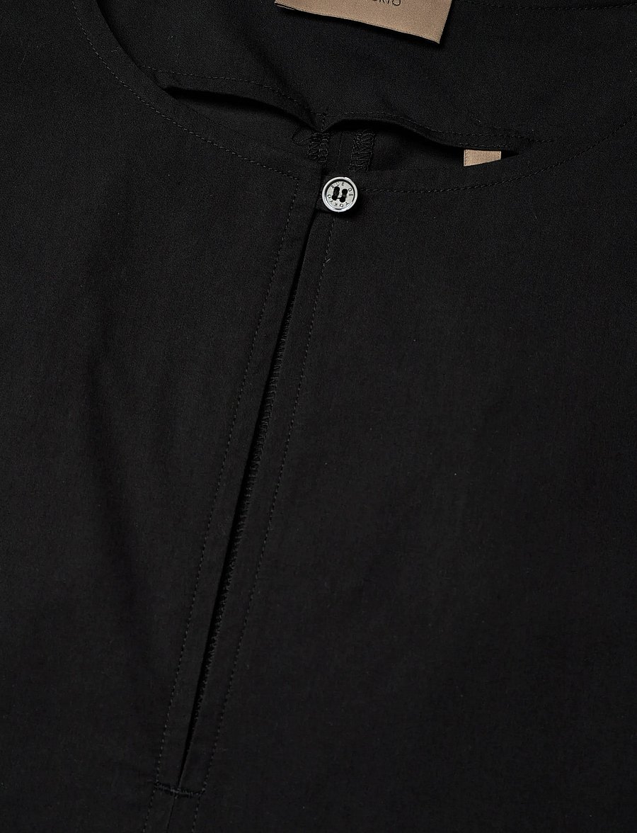 Rue de Tokyo - DAFNE MODAL POPLIN - midiklänningar - black - 5