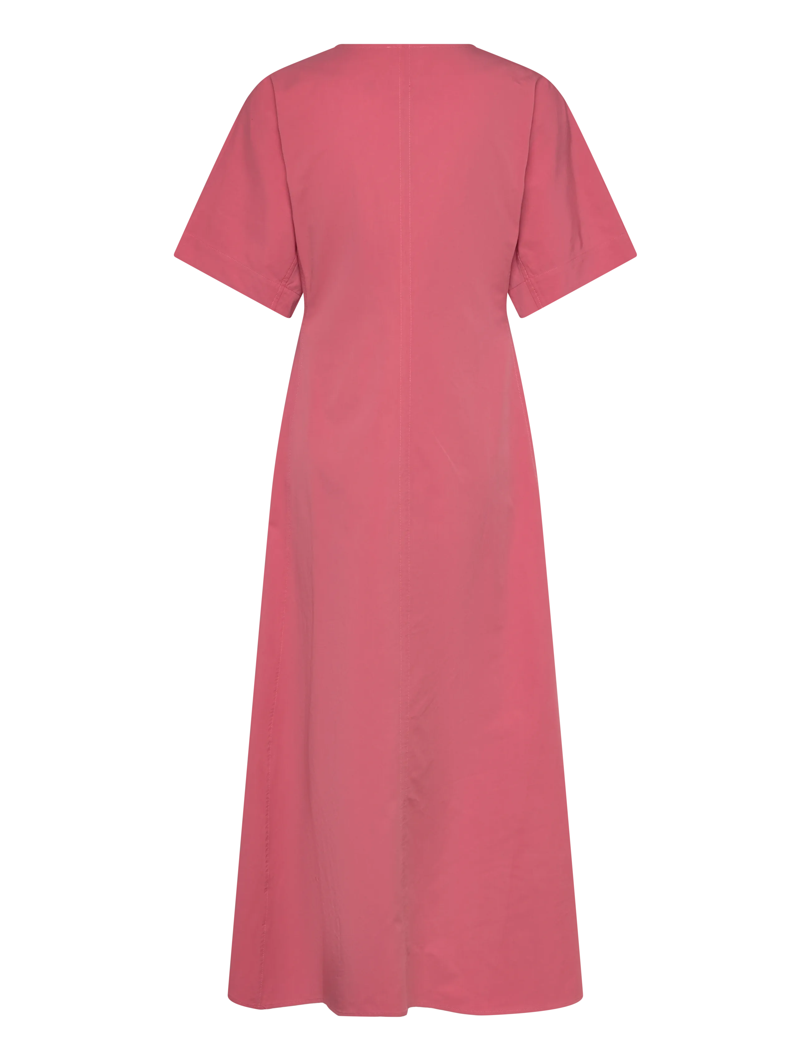 Rue de Tokyo - DAFNE MODAL POPLIN - midi garuma kleitas - raspberry red - 2