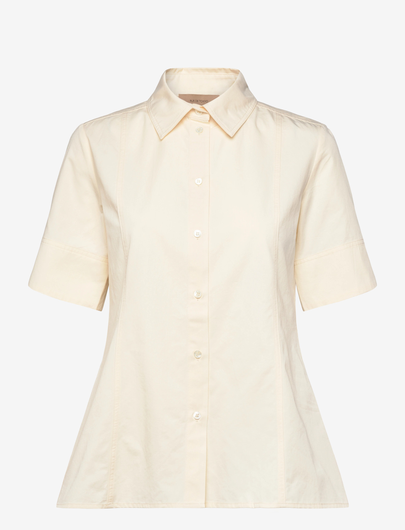 Rue de Tokyo - SIMONA MODAL POPLIN - denimskjorter - cream - 1