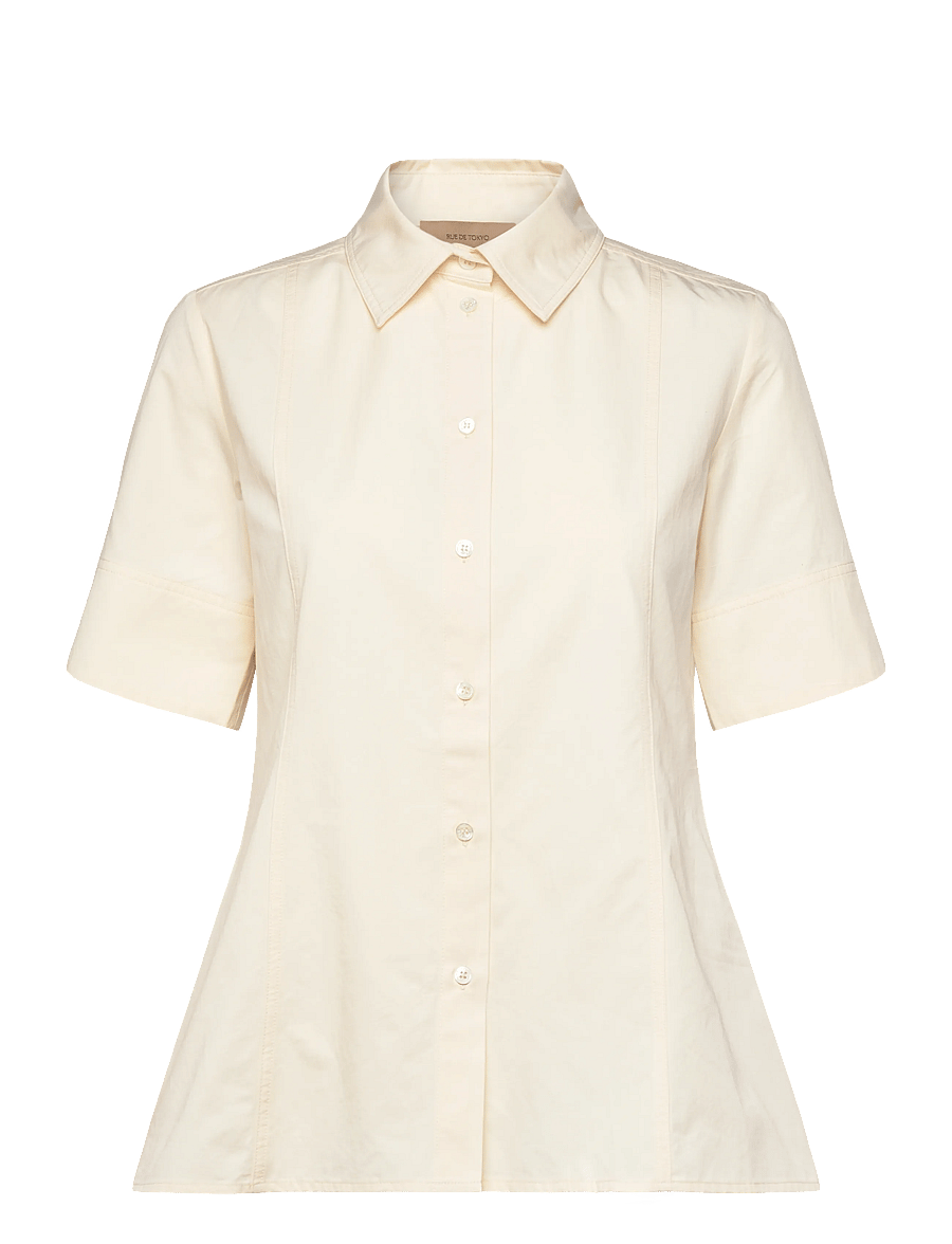 Rue de Tokyo - SIMONA MODAL POPLIN - jeanshemden - cream - 1