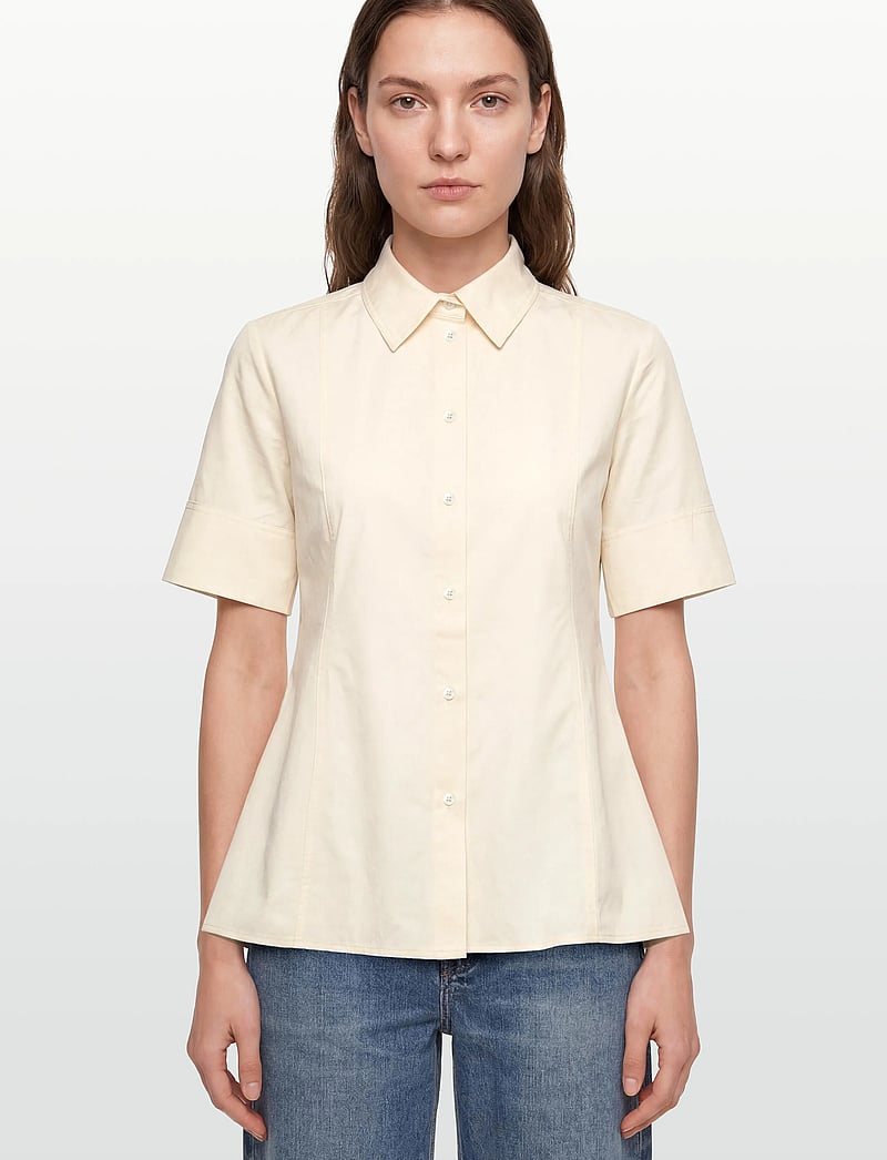 Rue de Tokyo - SIMONA MODAL POPLIN - denimskjorter - cream - 3
