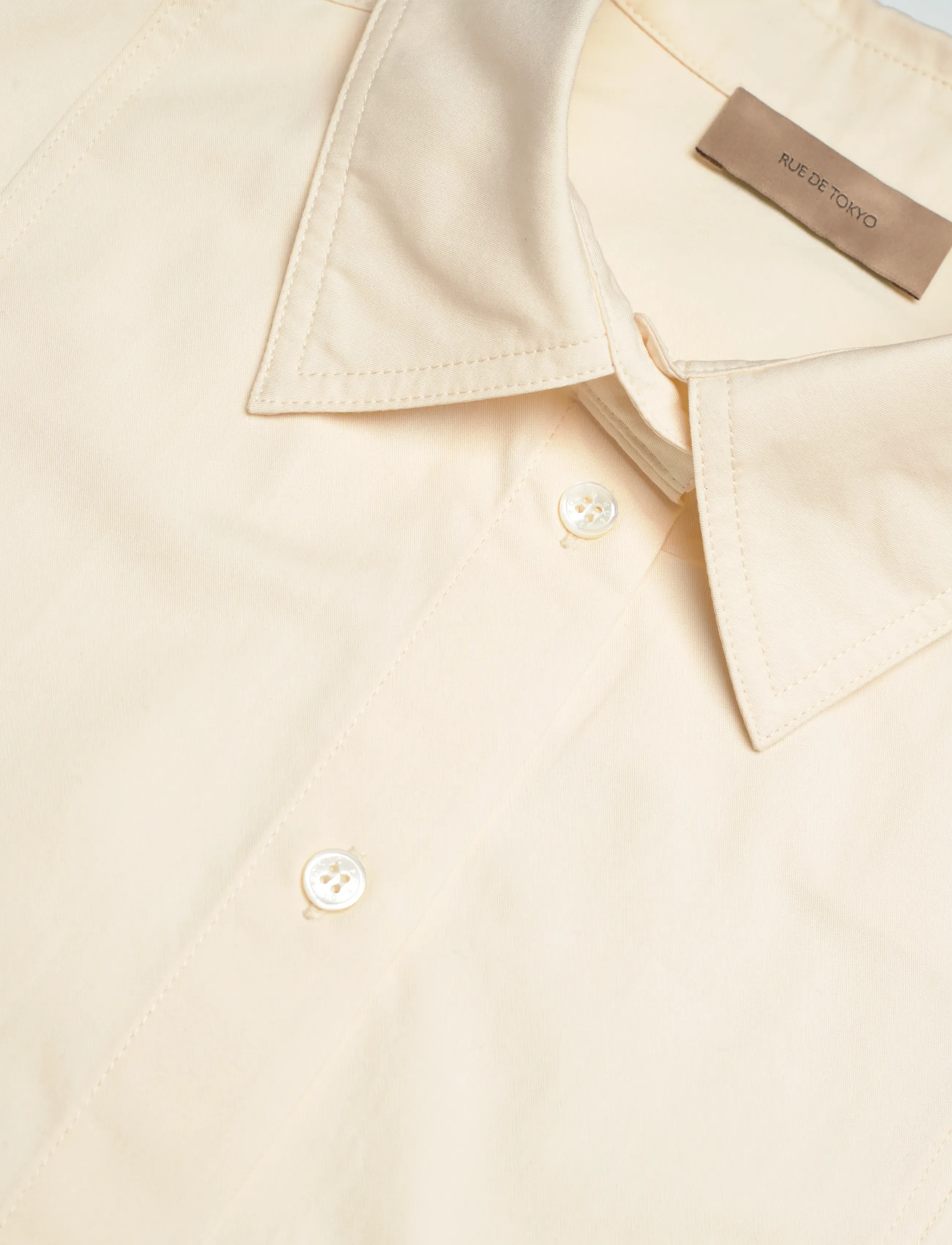 Rue de Tokyo - SIMONA MODAL POPLIN - jeanshemden - cream - 5