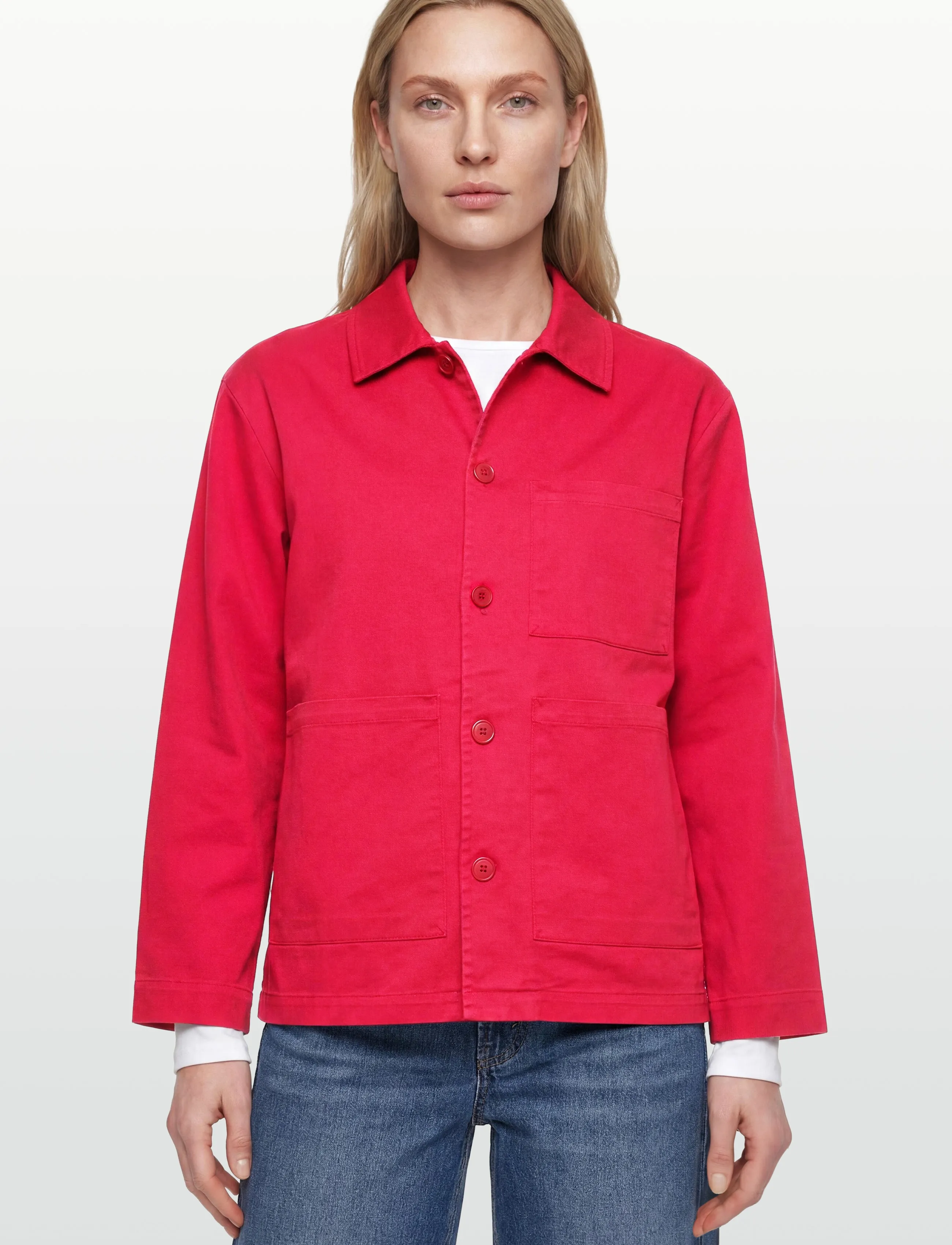 Rue de Tokyo - CAMERON TWILL - frühlingsjacken - bittersweet red - 3