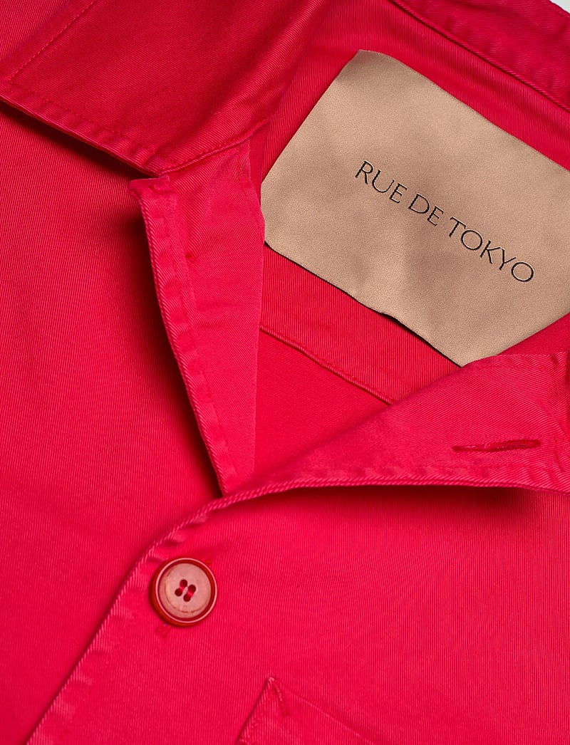 Rue de Tokyo - CAMERON TWILL - vårjackor - bittersweet red - 2