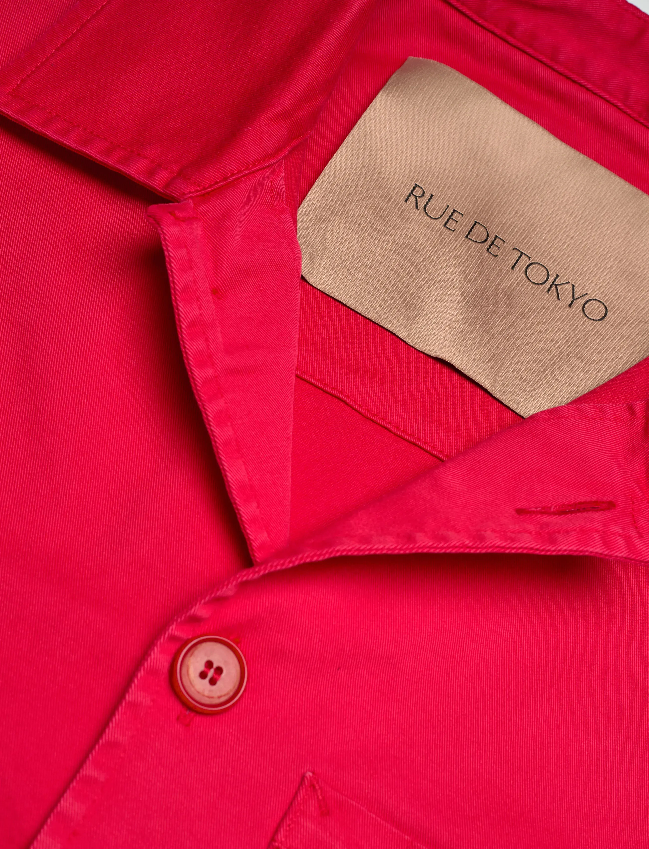 Rue de Tokyo - CAMERON TWILL - frühlingsjacken - bittersweet red - 5
