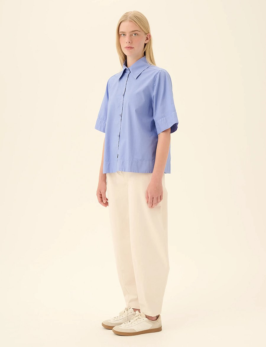 Rue de Tokyo - PATRICE TWILL - barrel püksid - eggshell - 4