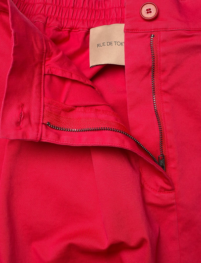 Rue de Tokyo - PEN TWILL - midi-röcke - bittersweet red - 3