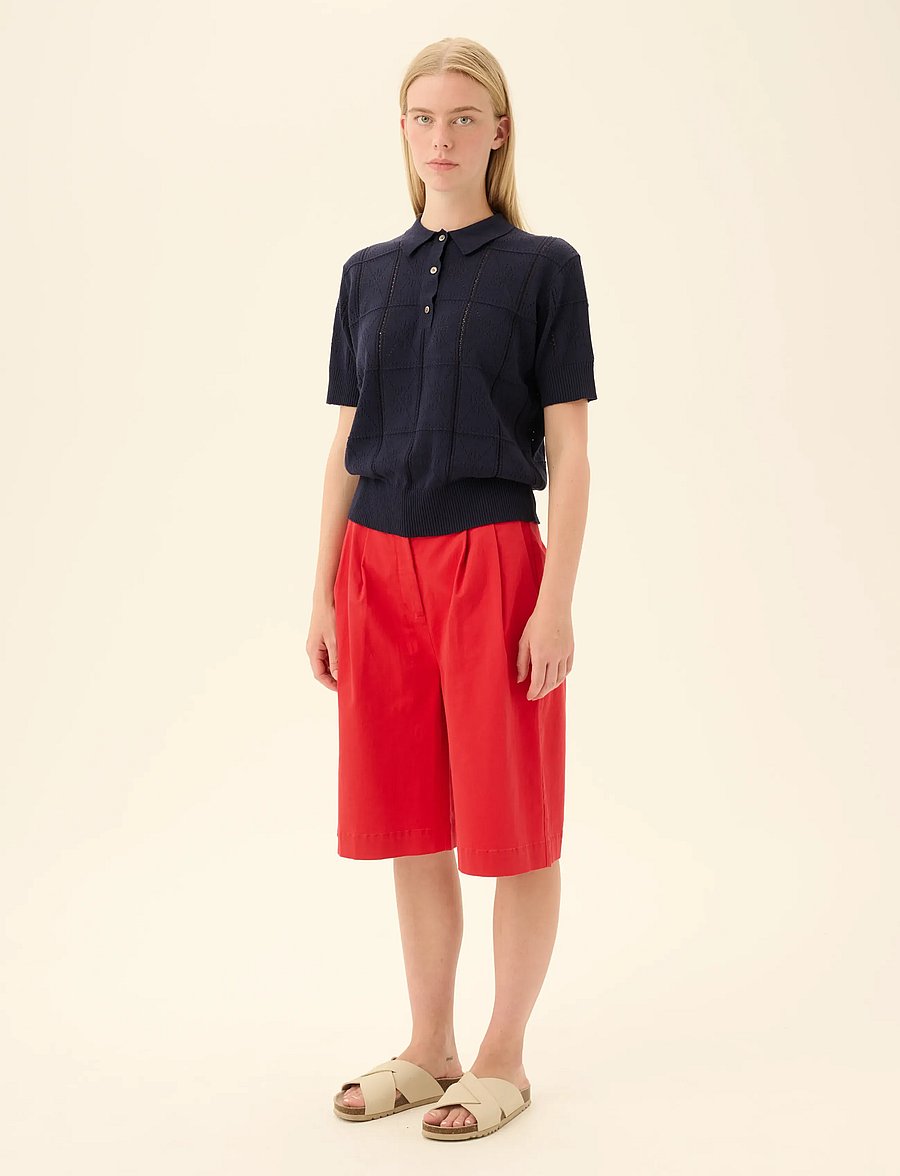 Rue de Tokyo - PREMA TWILL - bermudashorts - bittersweet red - 0