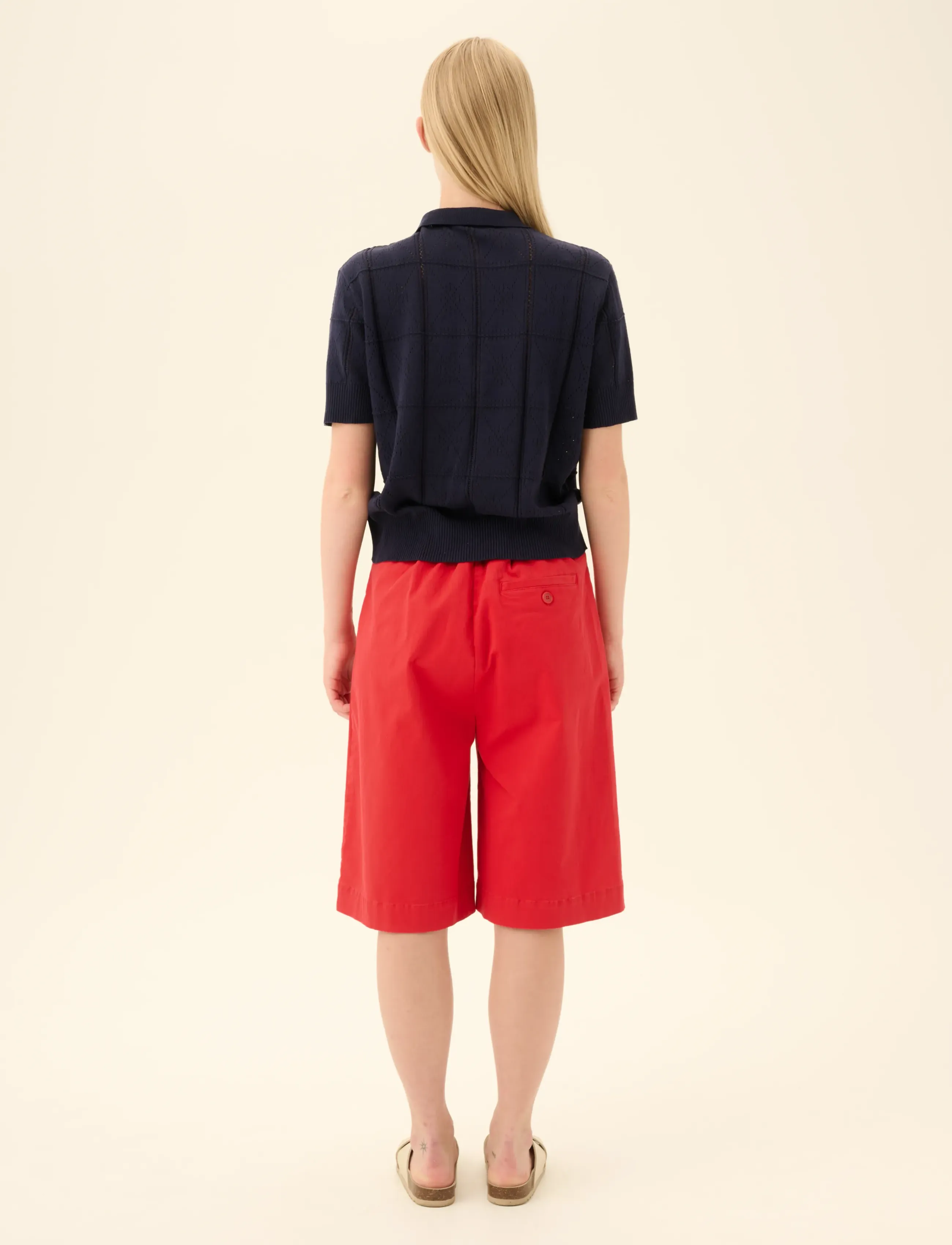 Rue de Tokyo - PREMA TWILL - bermudas - bittersweet red - 3