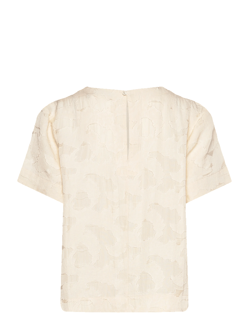 Rue de Tokyo - SELIN VISCOSE LINEN - lühikeste varrukatega pluusid - cream - 1