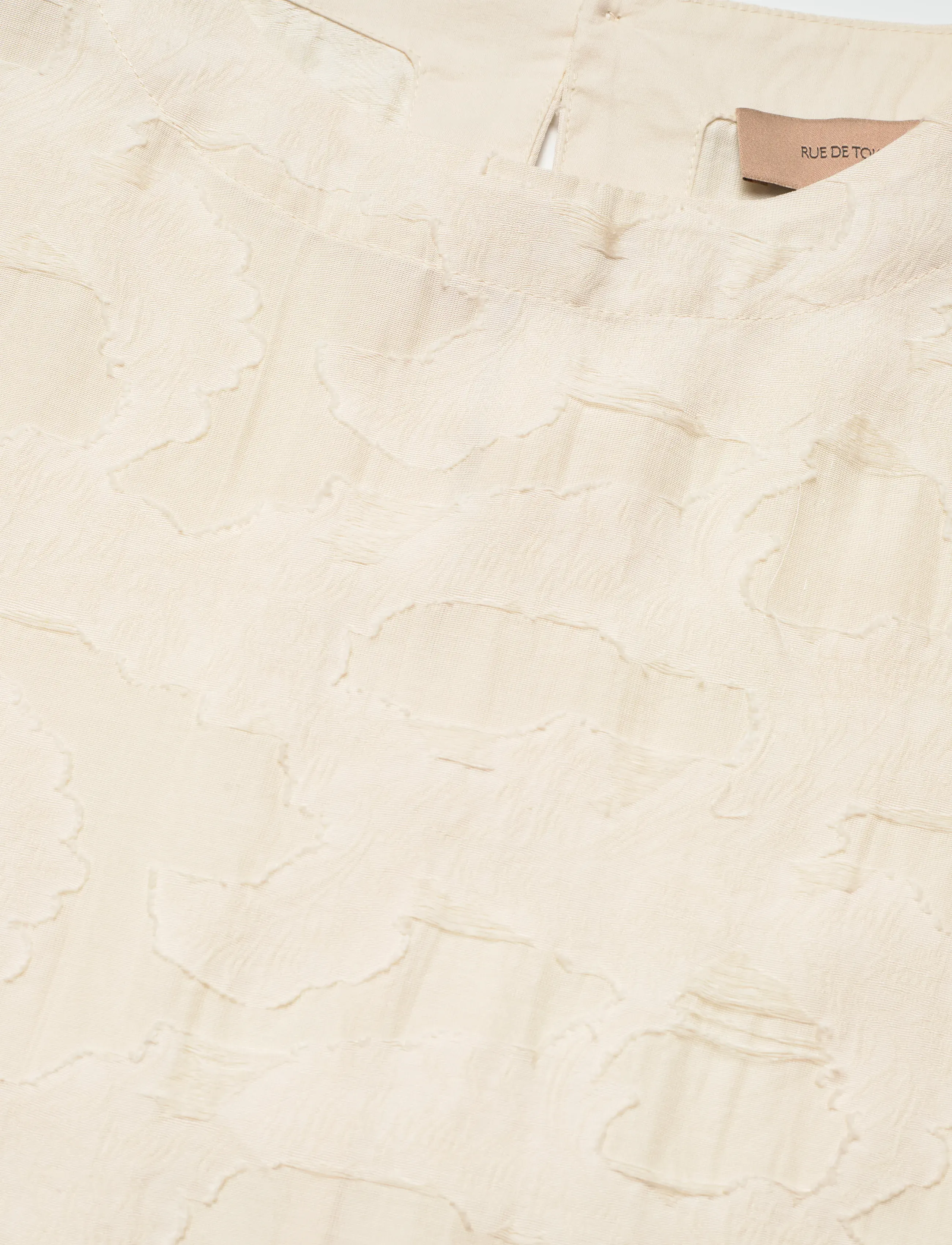Rue de Tokyo - SELIN VISCOSE LINEN - short-sleeved blouses - cream - 5