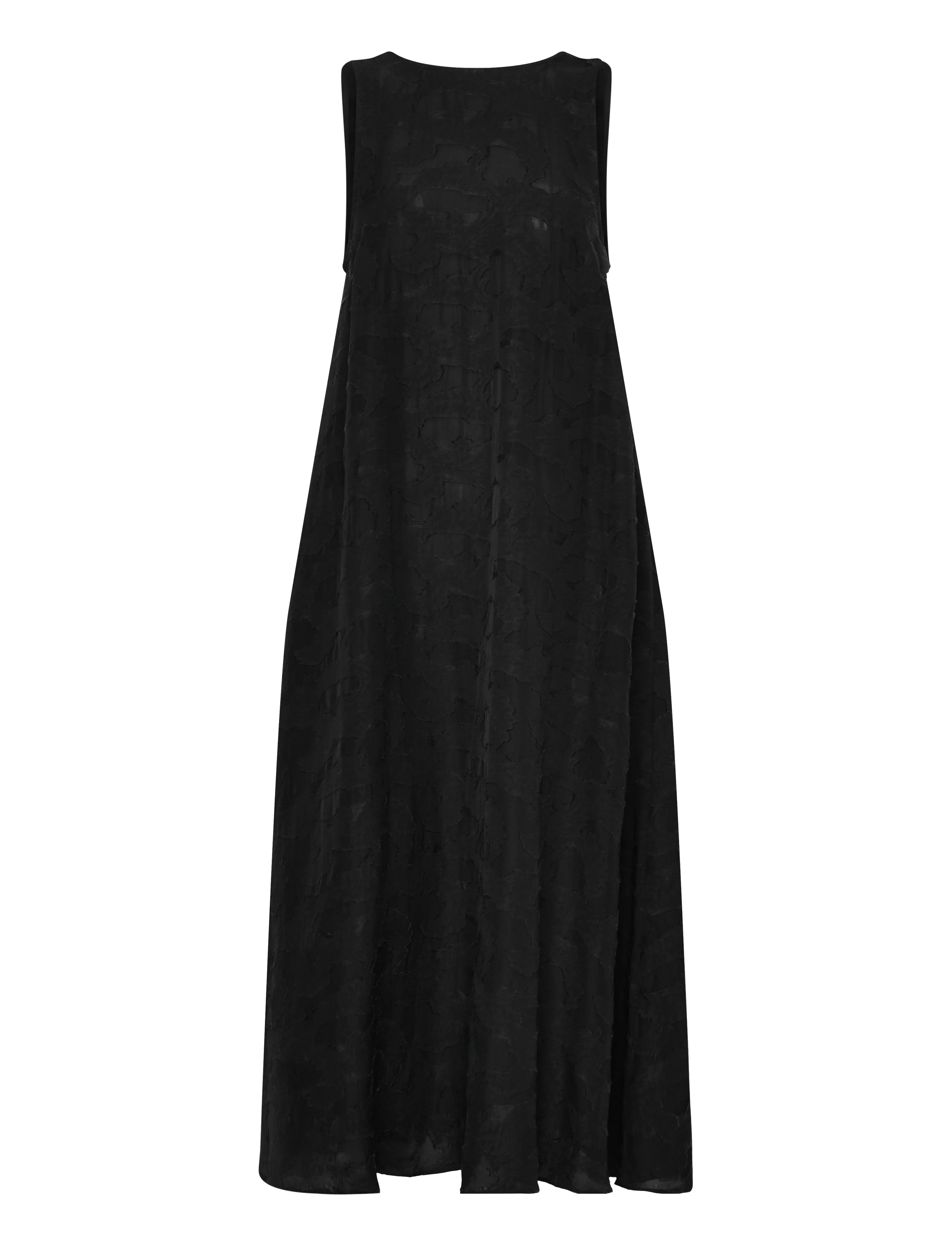 Rue de Tokyo DEOMIRA VISCOSE LINEN - Kjoler - BLACK / black