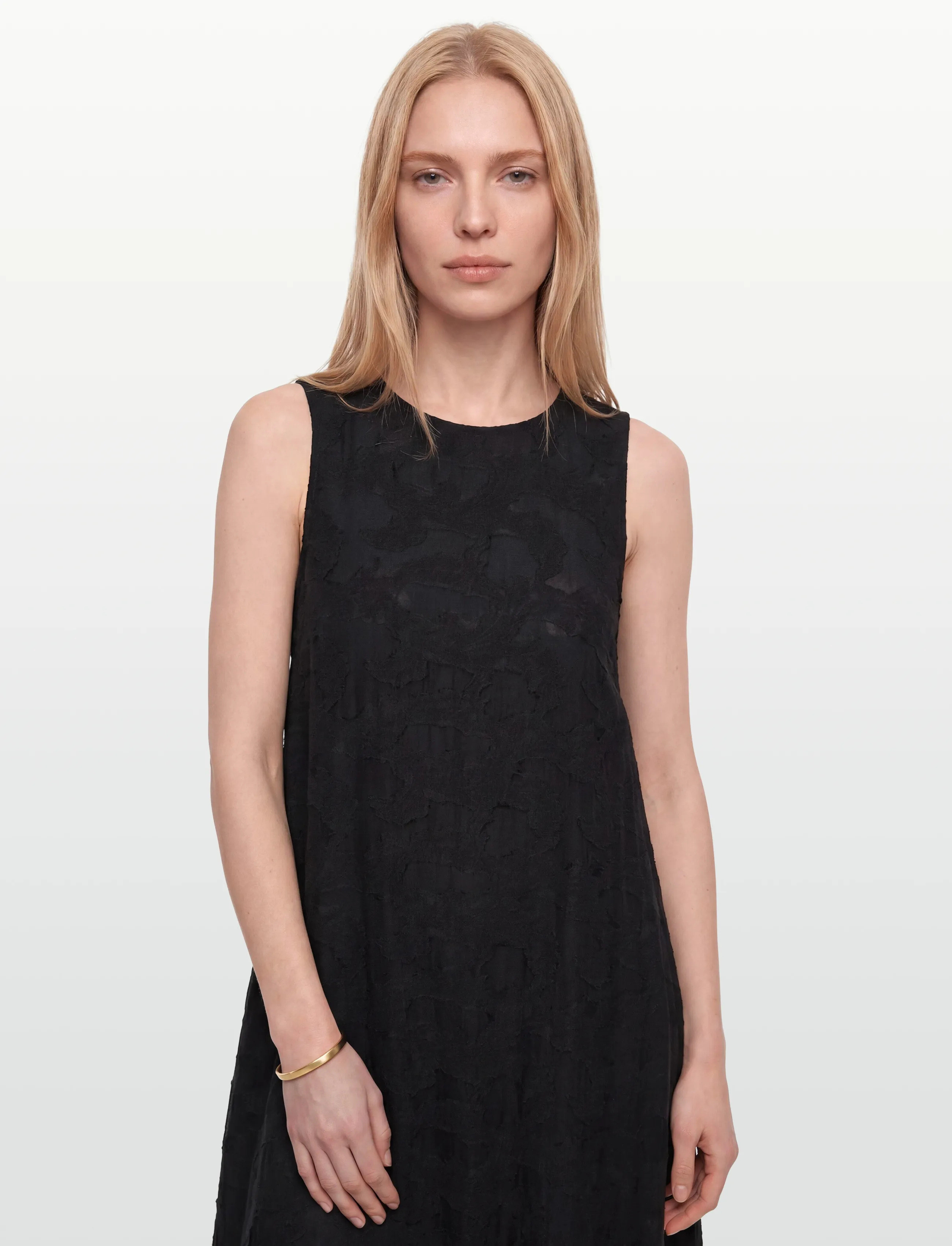 Rue de Tokyo - DEOMIRA VISCOSE LINEN - midi kjoler - black - 3