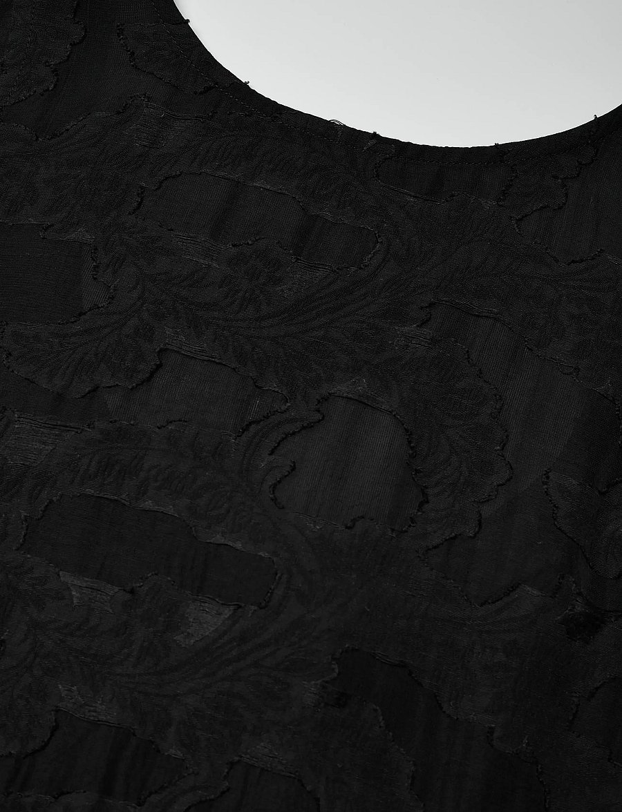 Rue de Tokyo - DEOMIRA VISCOSE LINEN - midi kjoler - black - 5