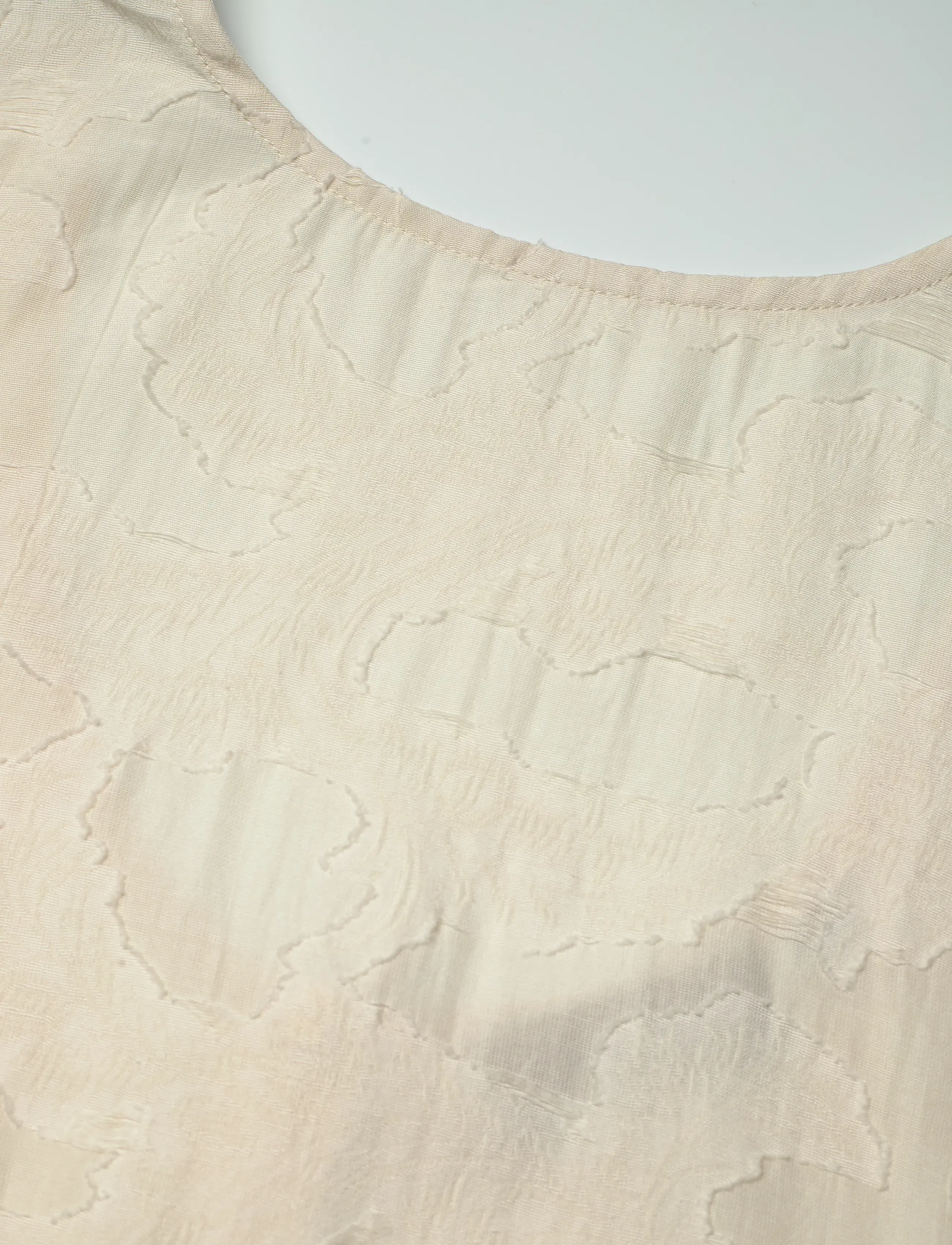 Rue de Tokyo - DEOMIRA VISCOSE LINEN - midi kjoler - cream - 5