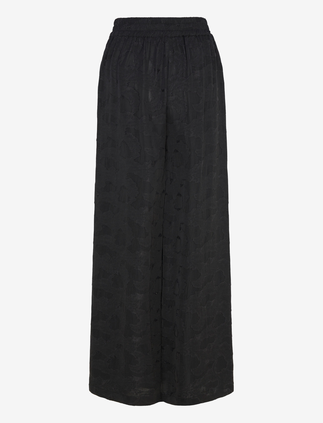 Rue de Tokyo - PANDORA VISCOSE LINEN - bukser med brede ben - black - 2
