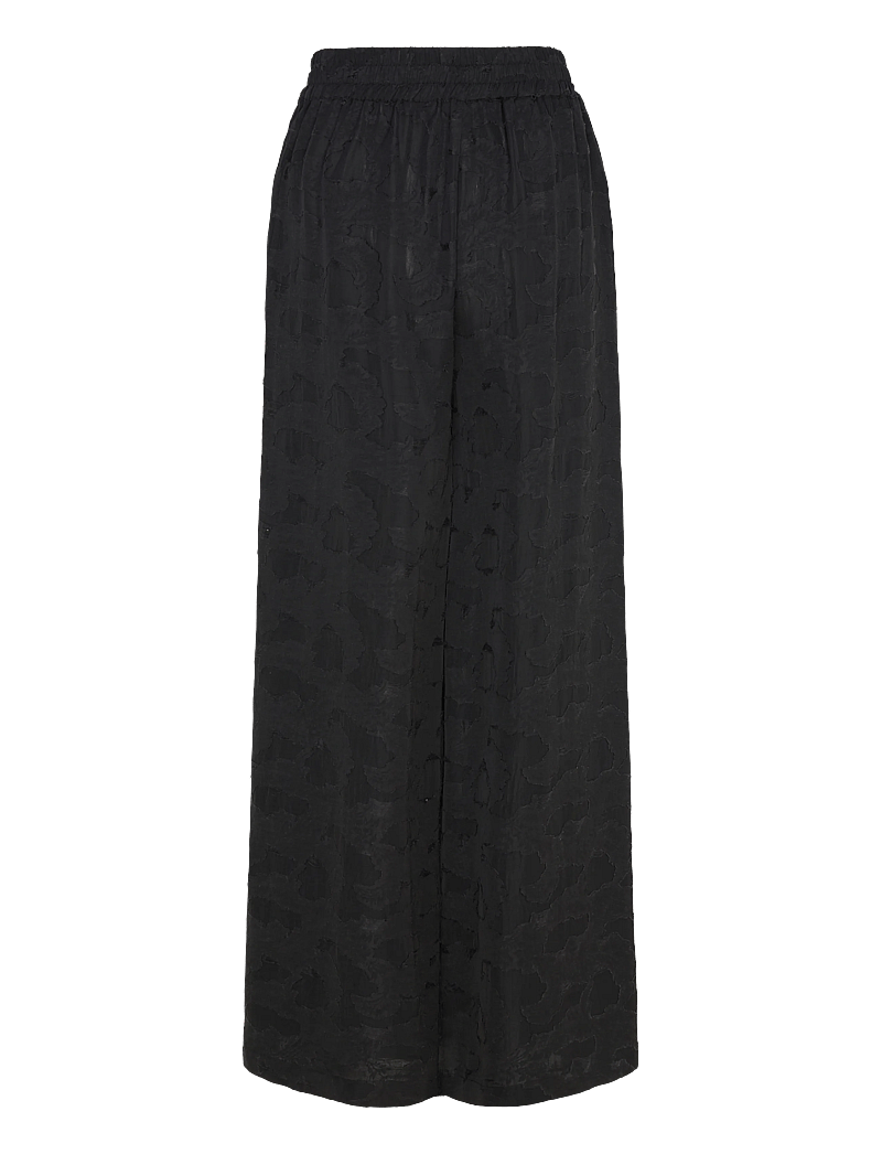 Rue de Tokyo - PANDORA VISCOSE LINEN - bukser med brede ben - black - 2