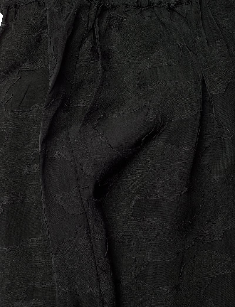 Rue de Tokyo - PANDORA VISCOSE LINEN - bukser med brede ben - black - 5