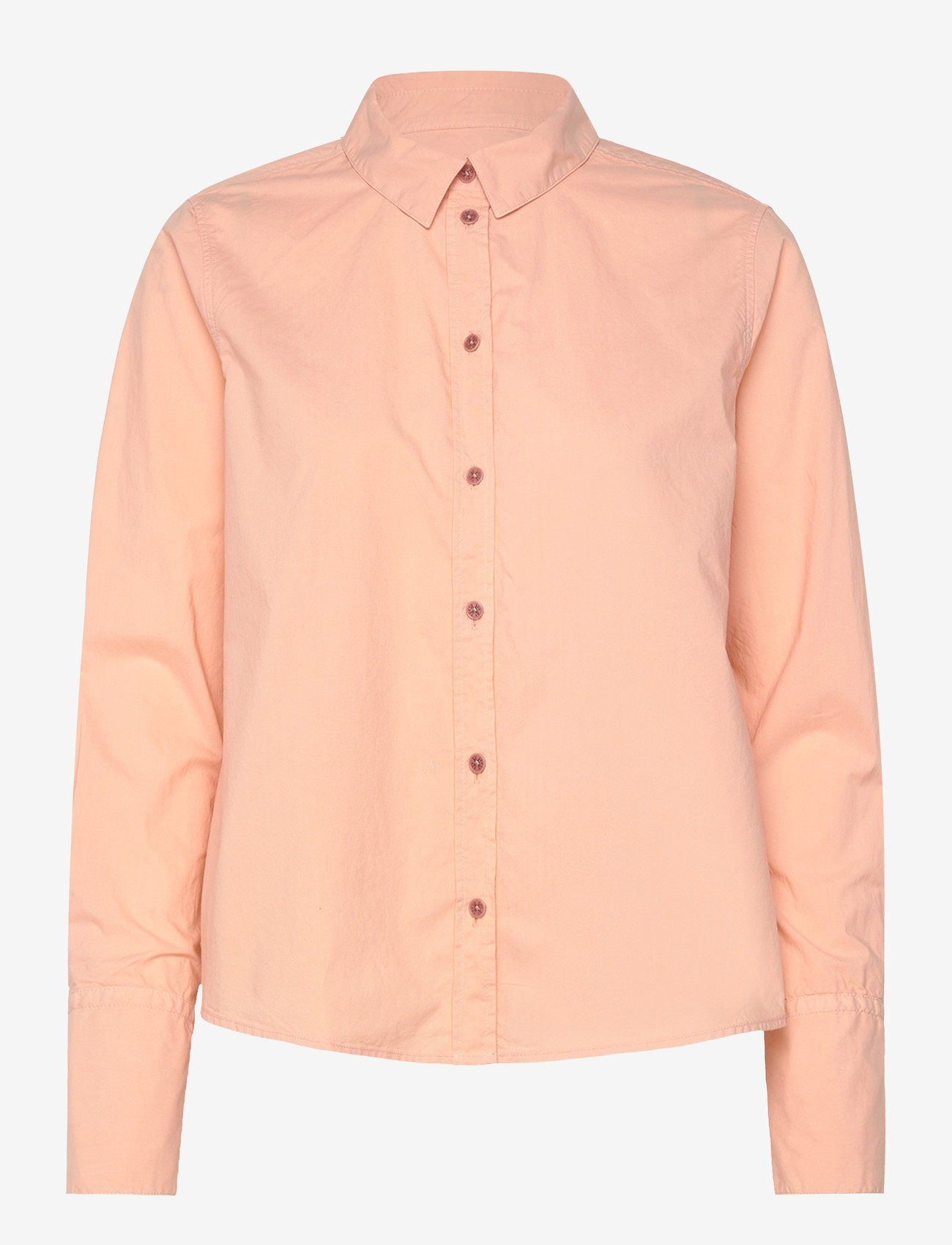 Rue de Tokyo - SYLINA GARMENT DYED POPLIN - denim shirts - beige rose - 1