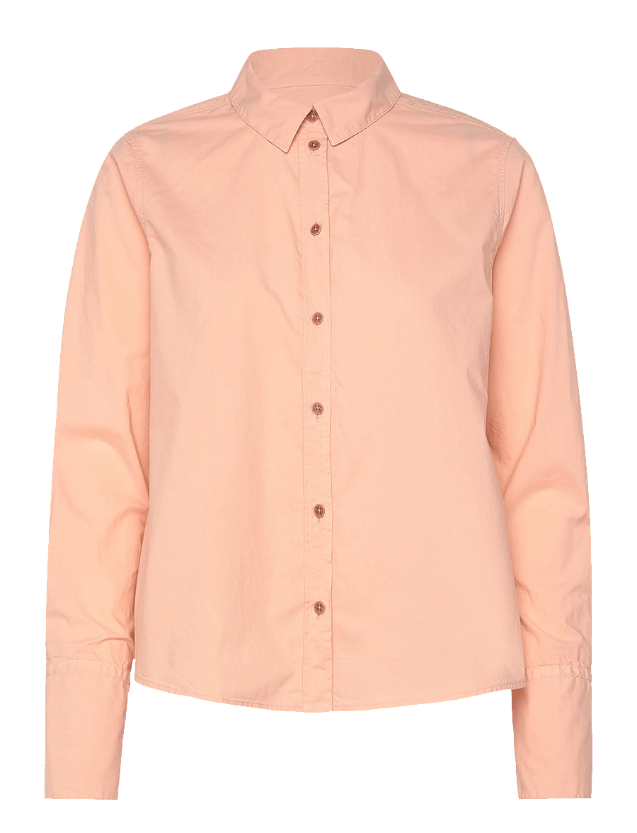 Rue de Tokyo - SYLINA GARMENT DYED POPLIN - denimskjorter - beige rose - 1