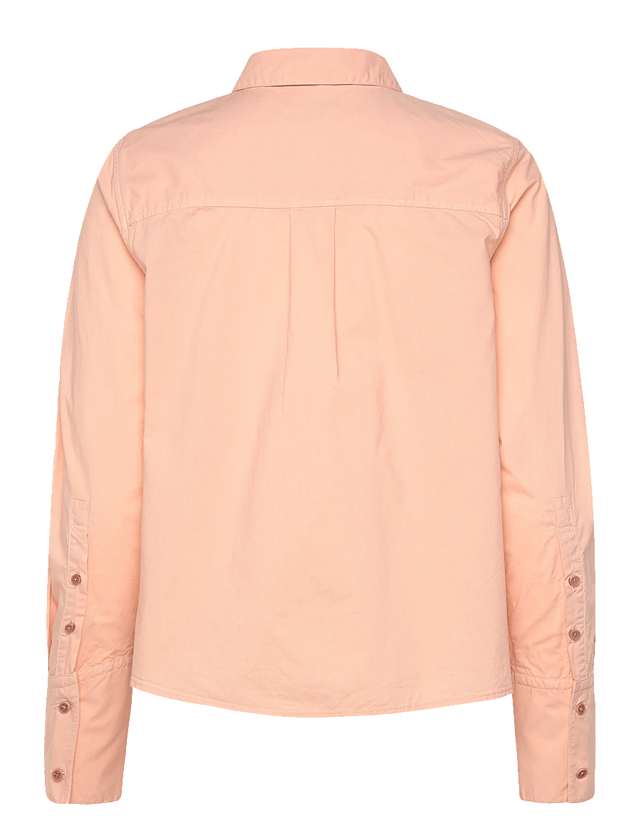 Rue de Tokyo - SYLINA GARMENT DYED POPLIN - denimskjorter - beige rose - 2