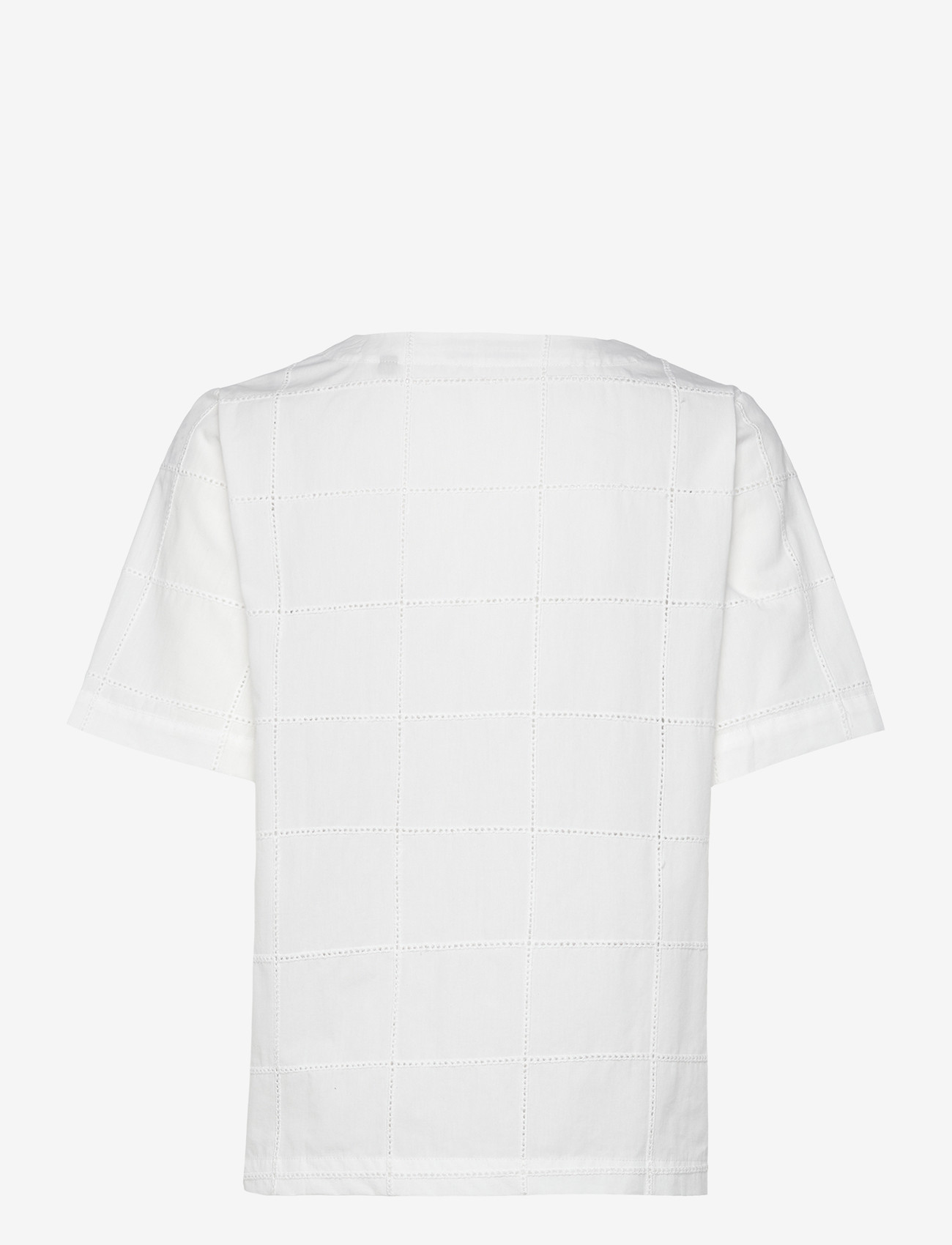 Rue de Tokyo - SIENNA EYELET POPLIN - t-shirts - ivory - 2