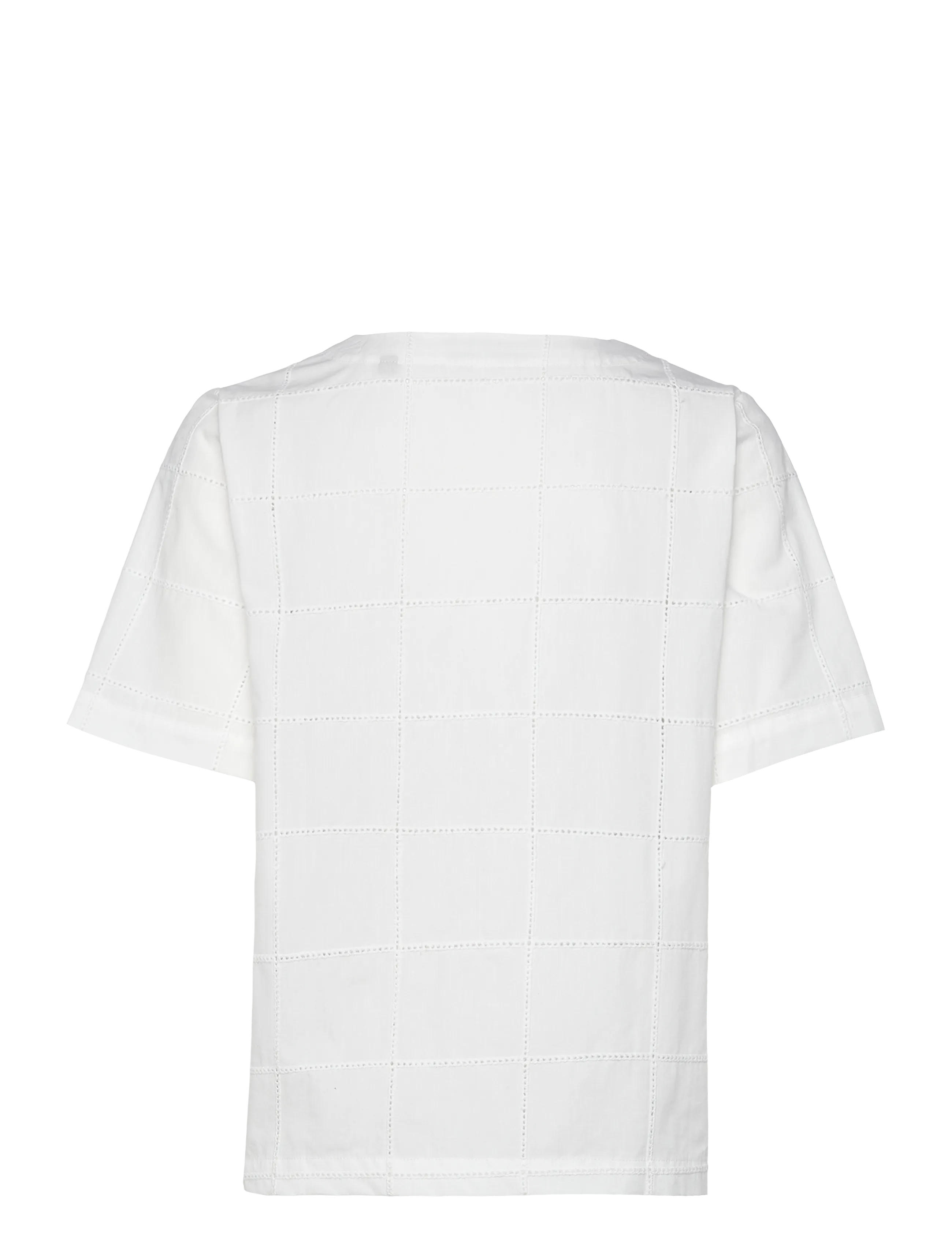 Rue de Tokyo - SIENNA EYELET POPLIN - t-shirts - ivory - 2