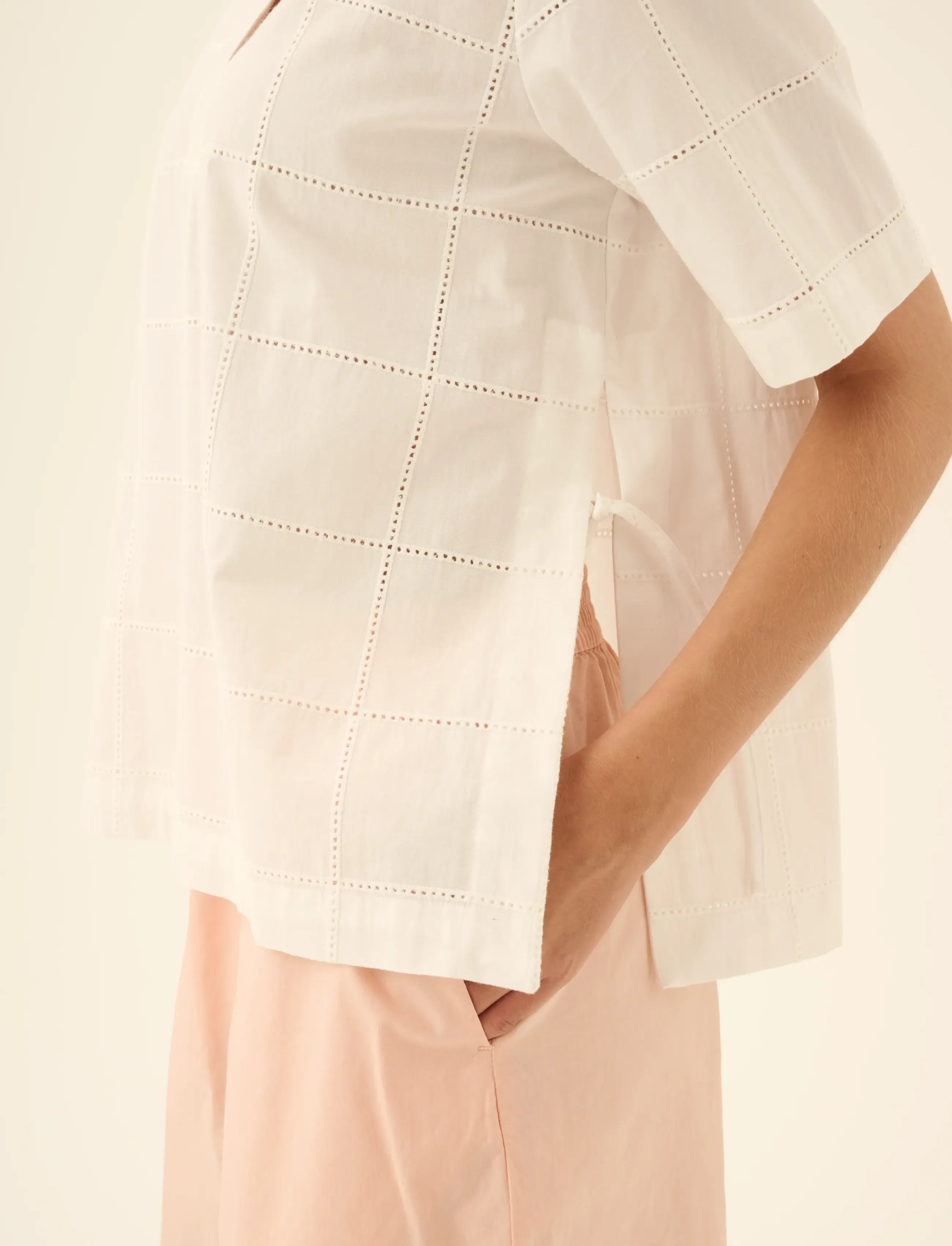 Rue de Tokyo Sienna Eyelet Poplin blusar dam – bild 3