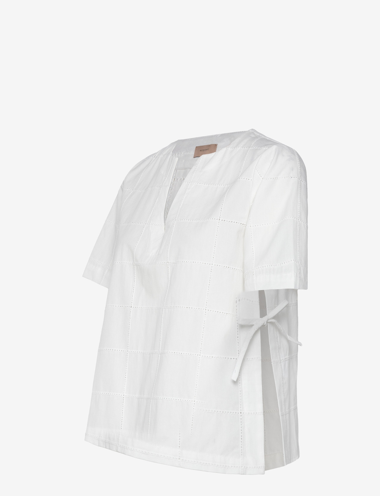 Rue de Tokyo - SIENNA EYELET POPLIN - t-shirts - ivory - 3